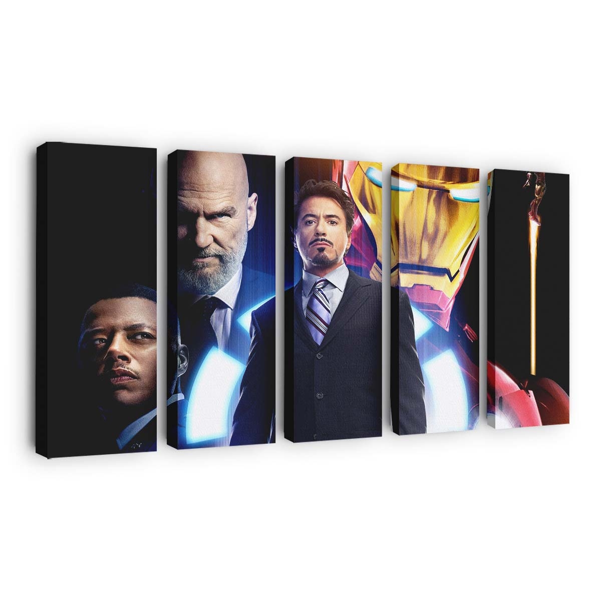 Iron Man 2008 3 Leinwandbild - Wanddeko