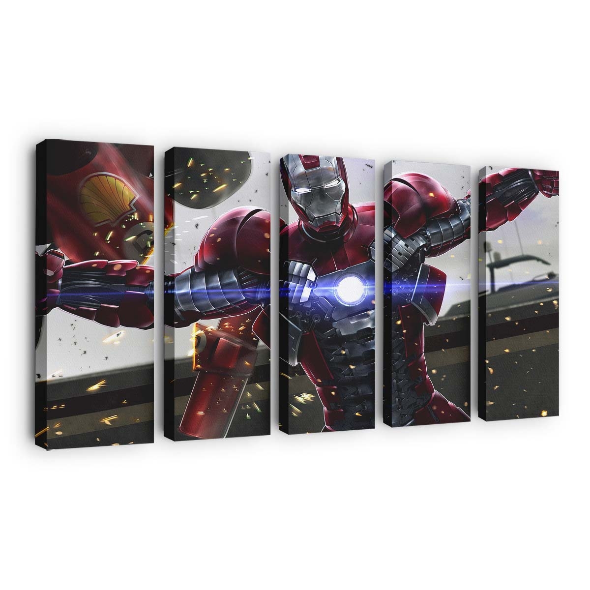 Iron Man 2020 Rüstung Leinwandbild - Wanddeko