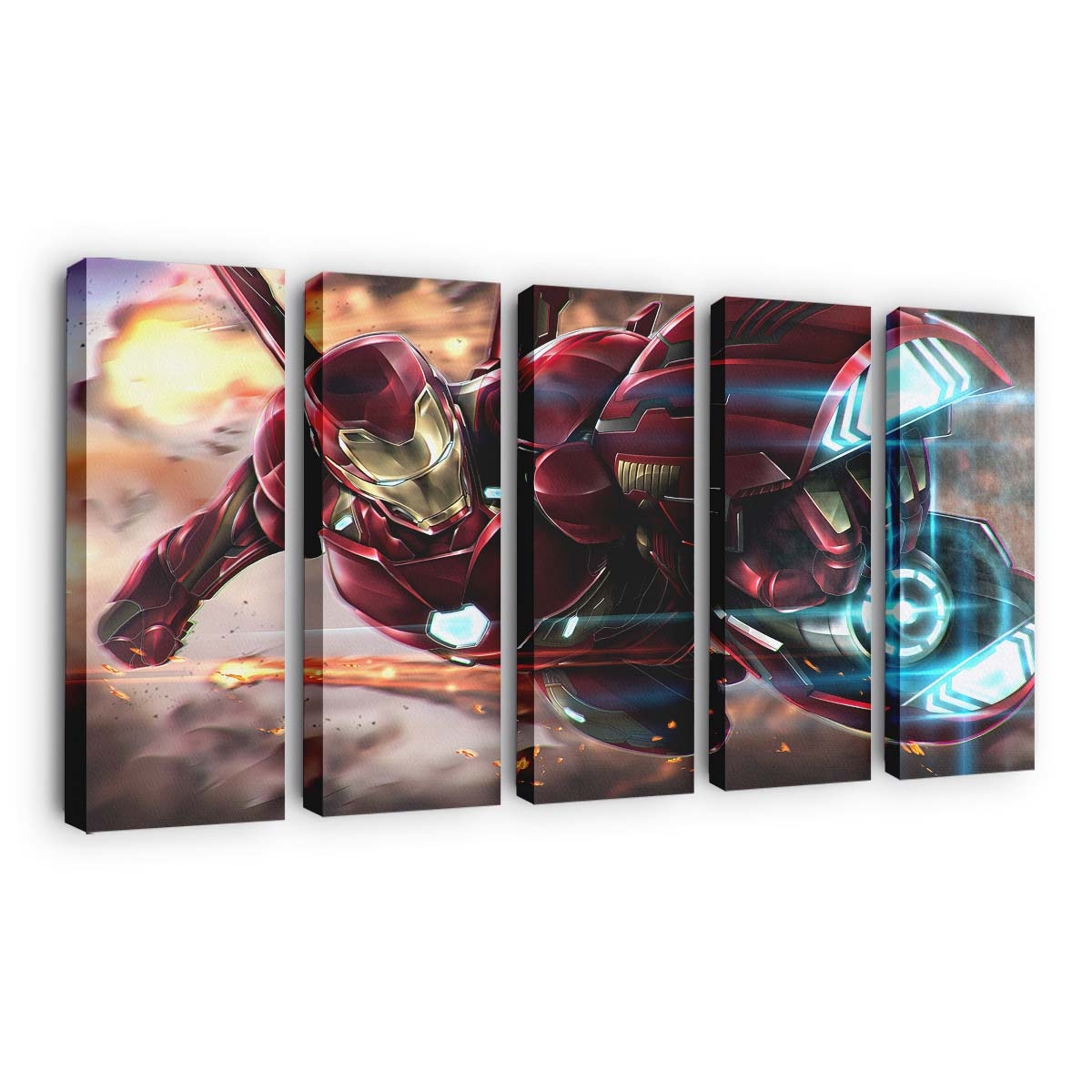 Iron Man 2020 Rüstung 2 Leinwandbild - Wanddeko