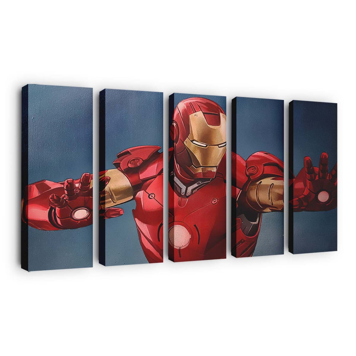 Iron Man 2020 Angriff Leinwandbild - Wanddeko