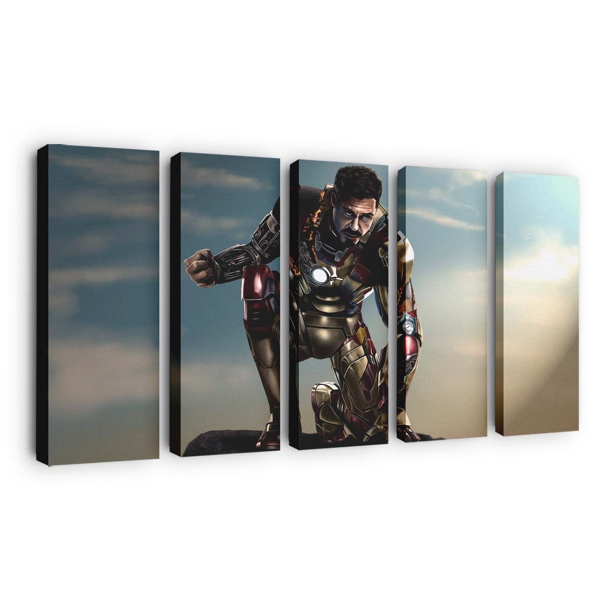 Iron Man 3 Kunstwerk Leinwandbild - Wanddeko