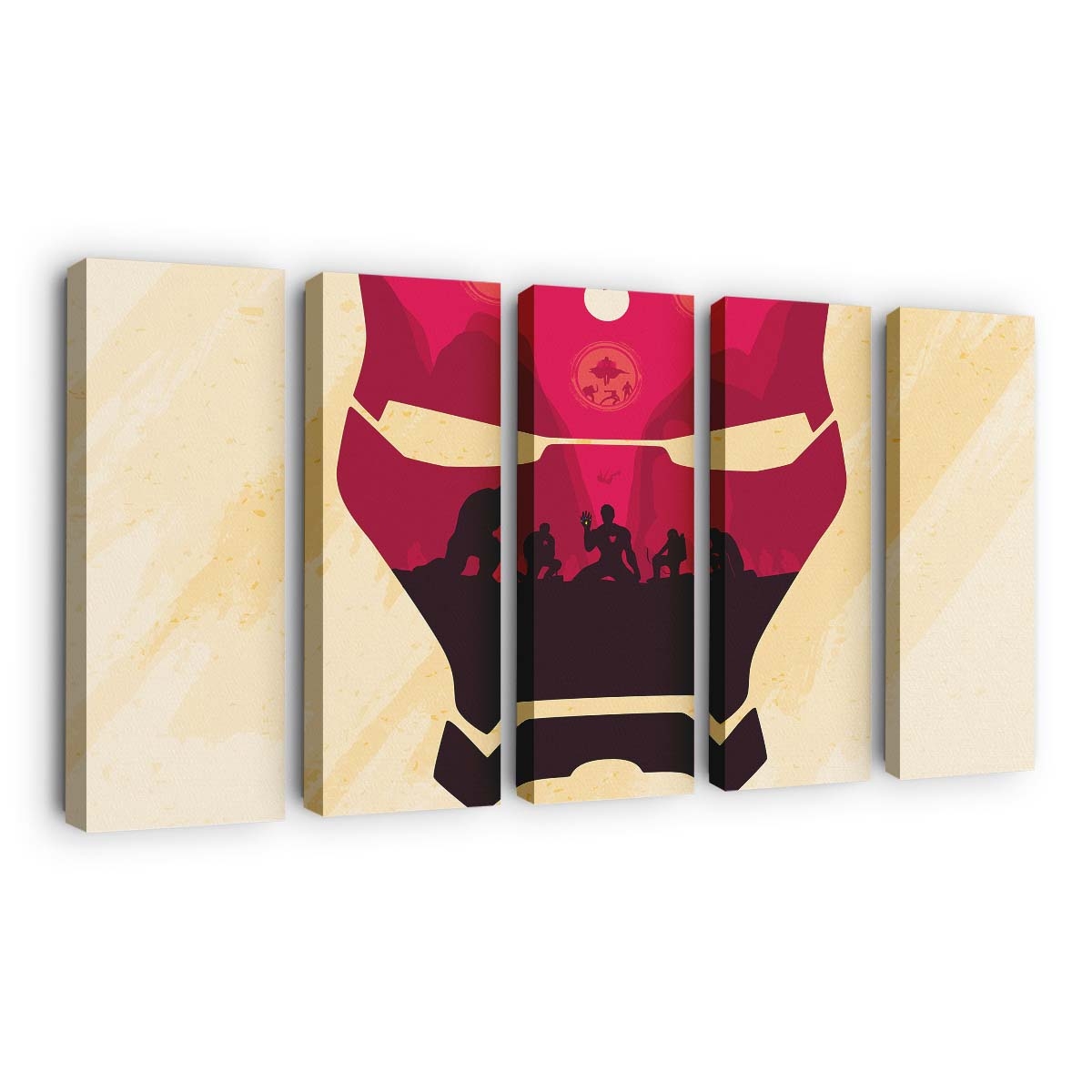 Iron Man Maske Leinwandbild - Wanddeko