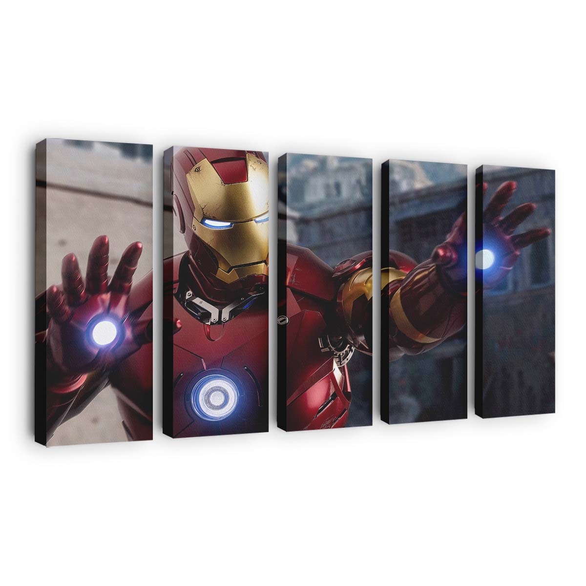 Iron Man Bereit Leinwandbild - Wanddeko