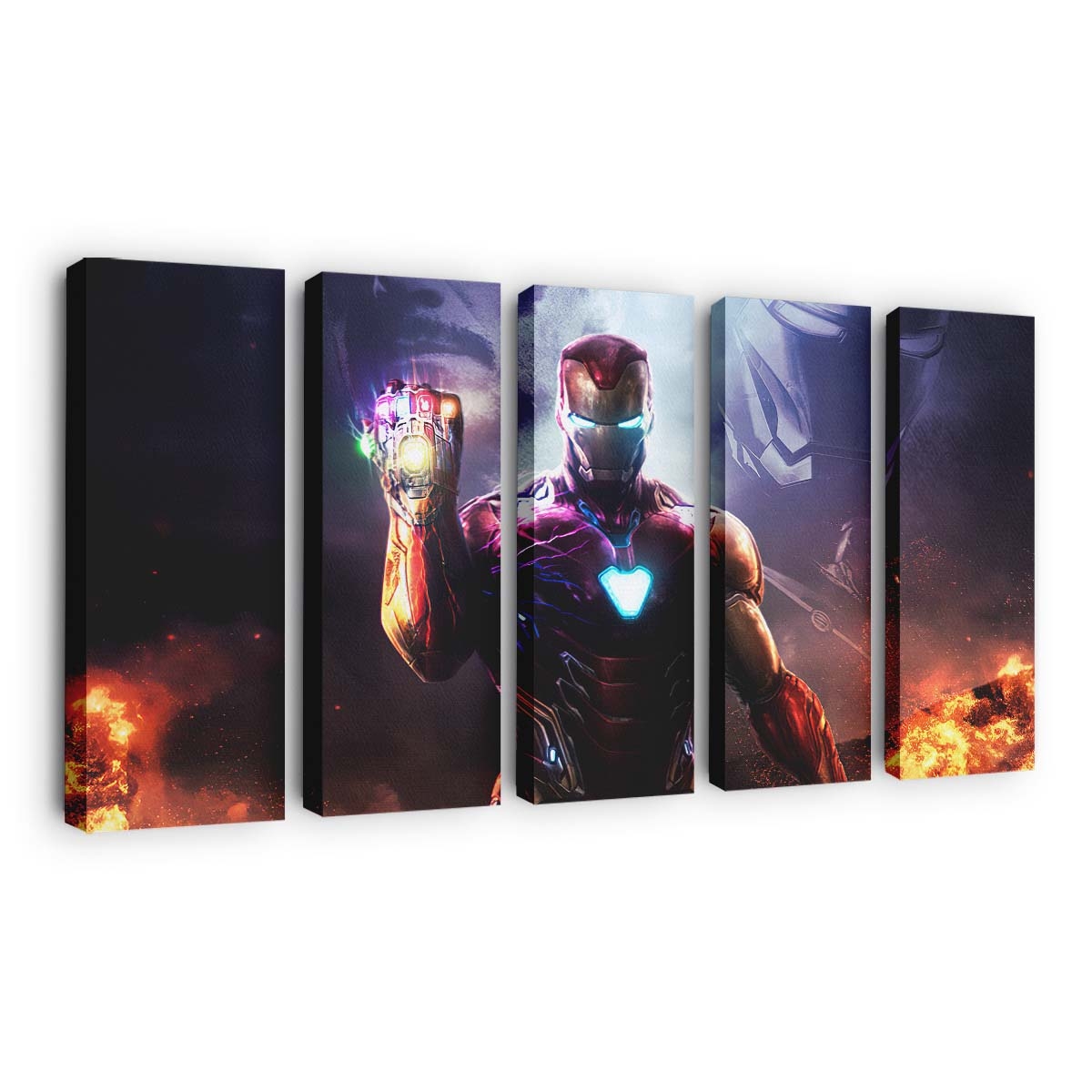 Iron Man alias Robert Downey Jr. Leinwandbild - Wanddeko