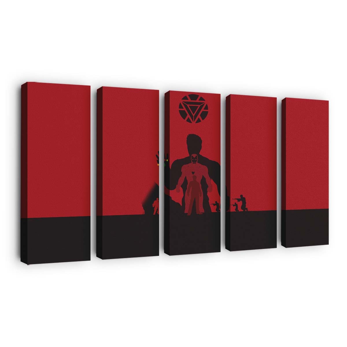 Iron Man Avengers Endgame Minimalismus Leinwandbild - Wanddeko