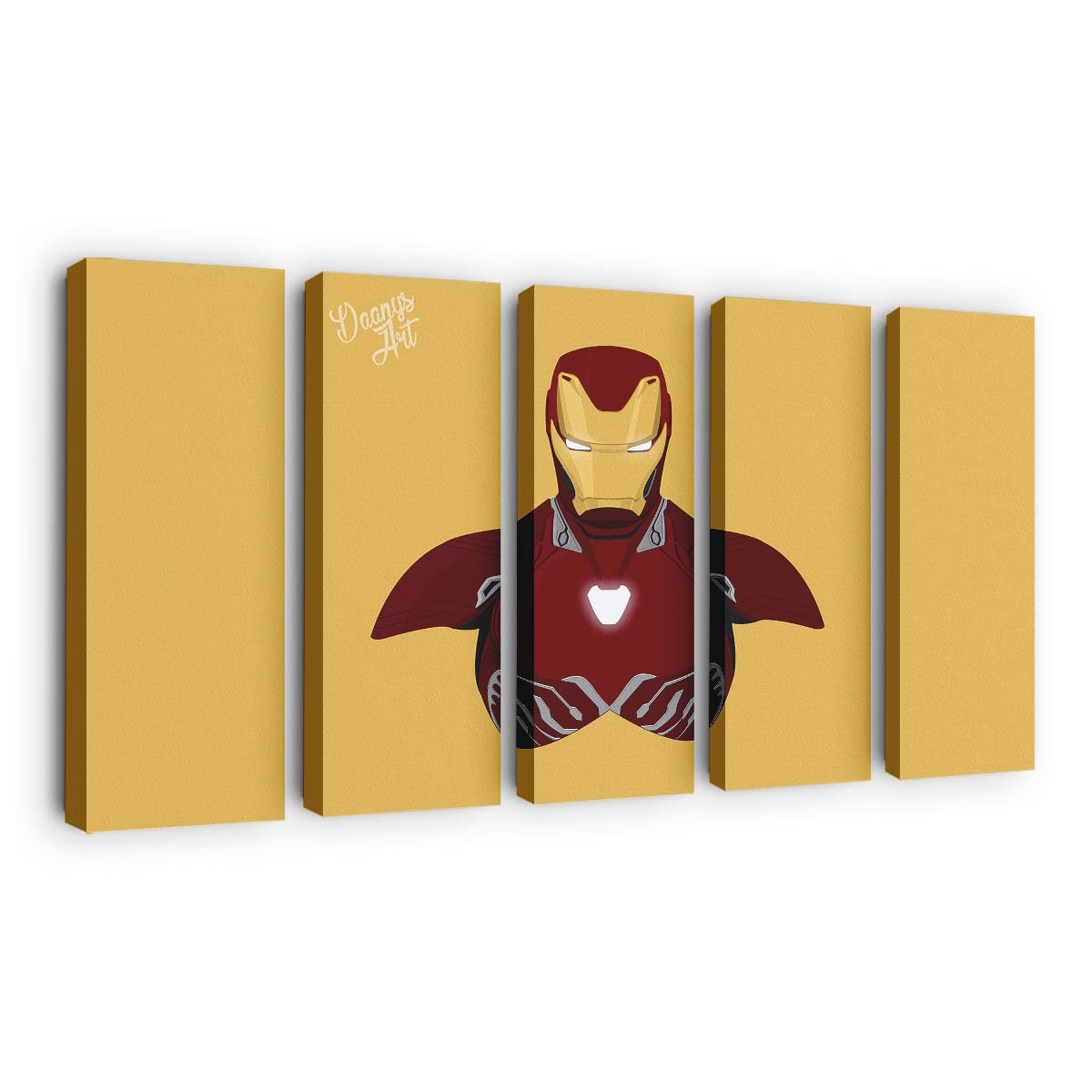 Iron Man Avengers Infinity War 2018 Minimalismus Leinwandbild - Wanddeko