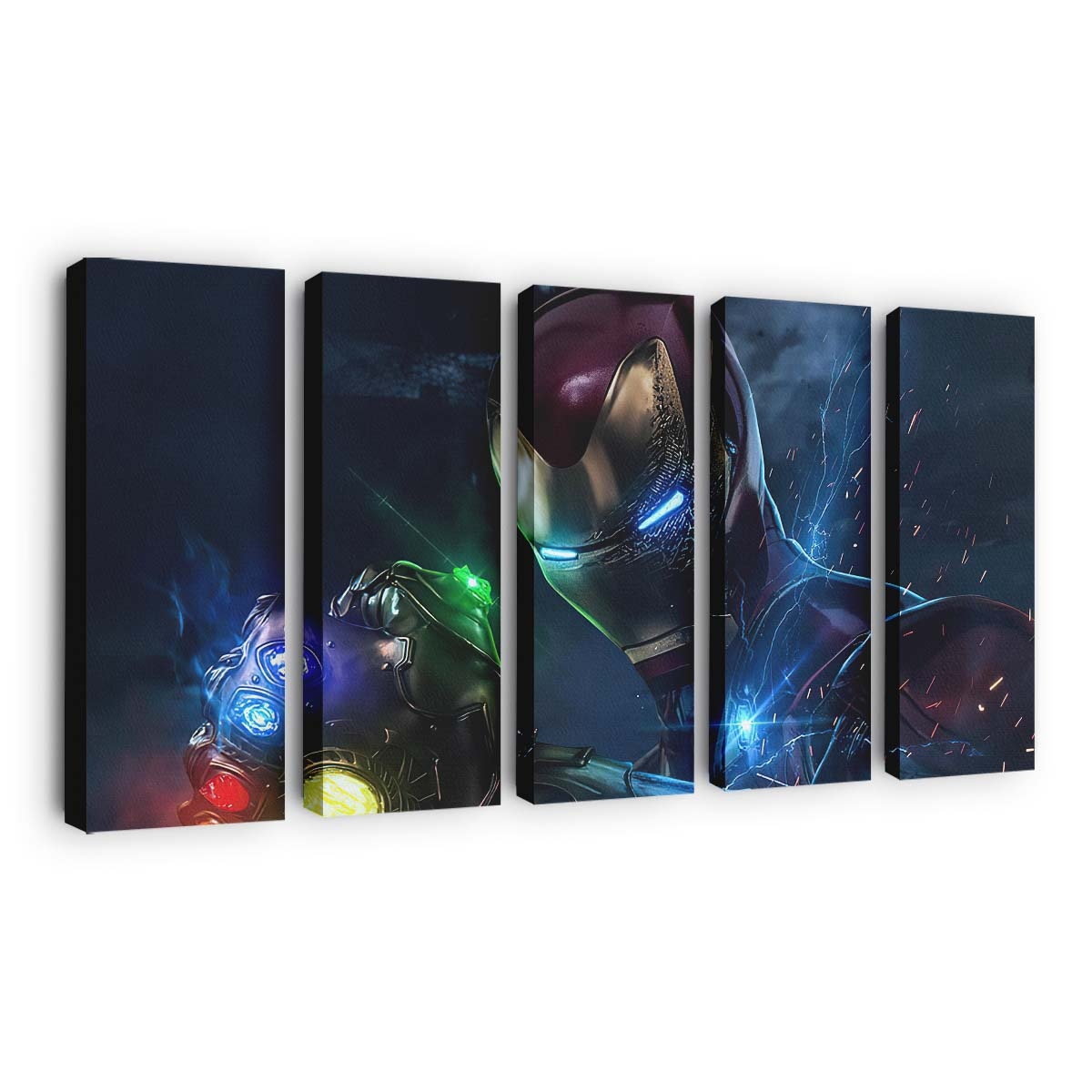Iron Man Thanos Infinity Gauntlet Leinwandbild - Wanddeko