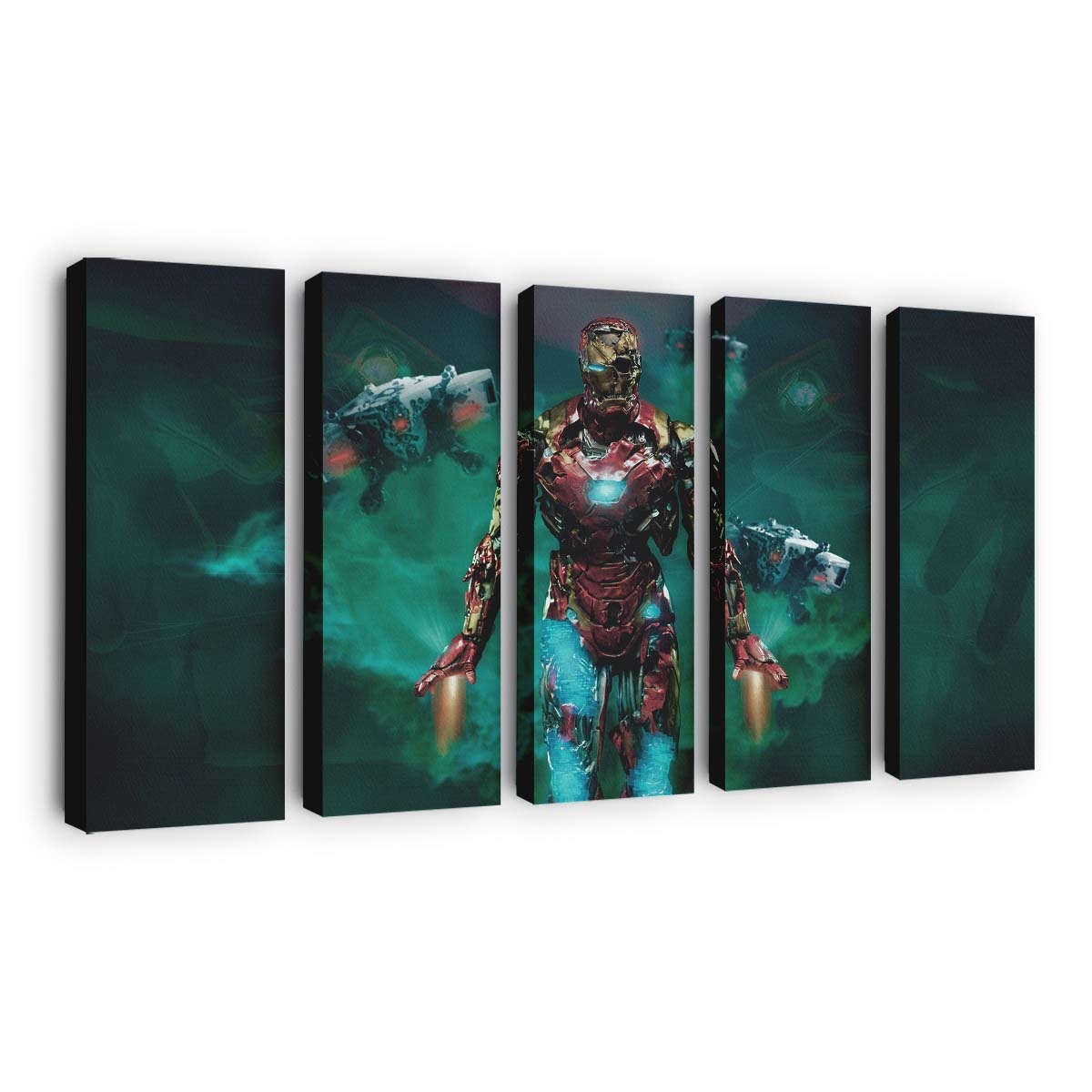 Iron Man Zombie Leinwandbild - Wanddeko