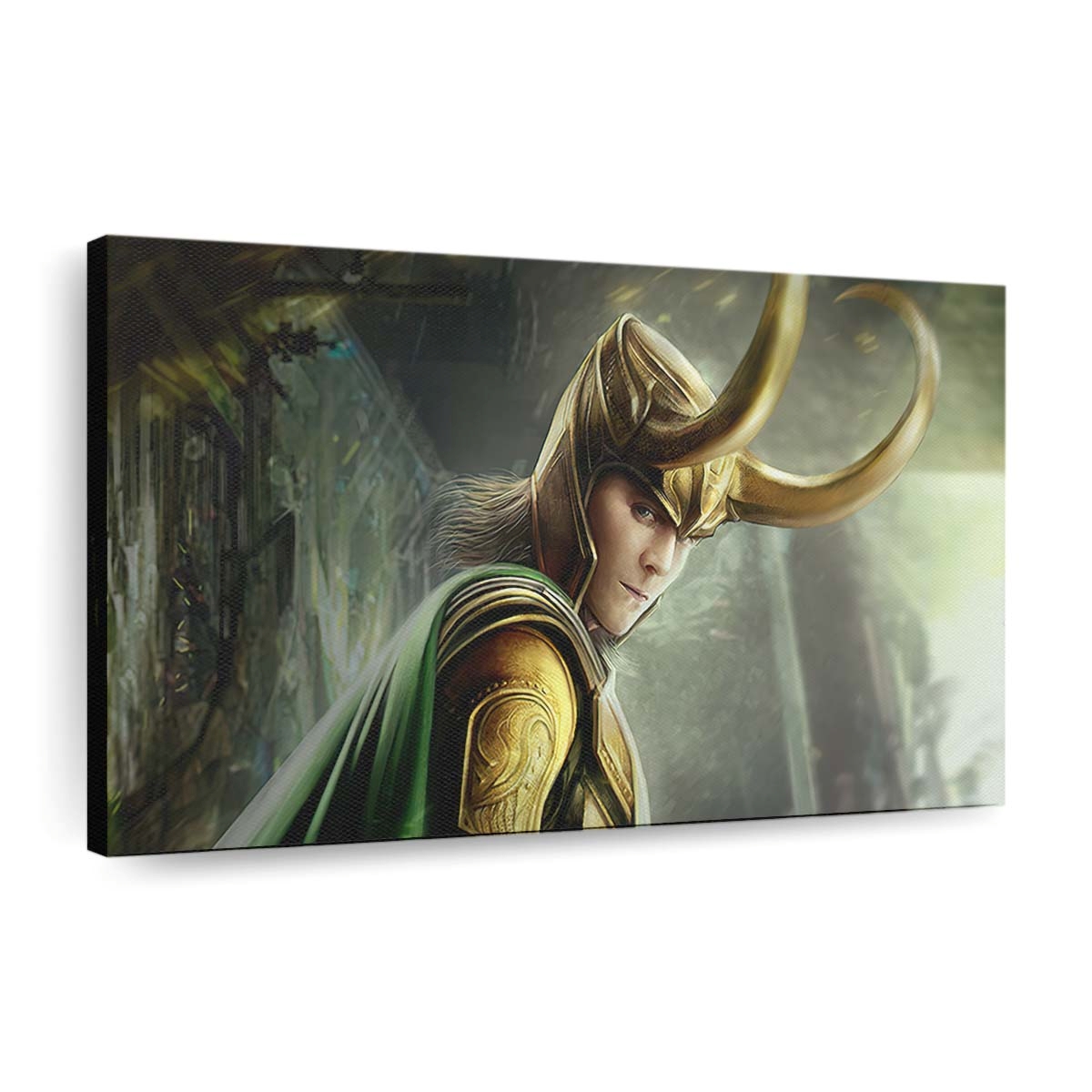 Loki Comic-Kunst Leinwandbild - Wanddeko