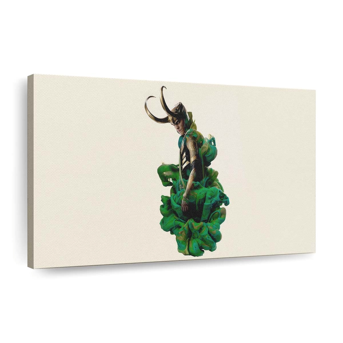 Loki Gott der Streiche Minimalismus Leinwandbild - Wanddeko