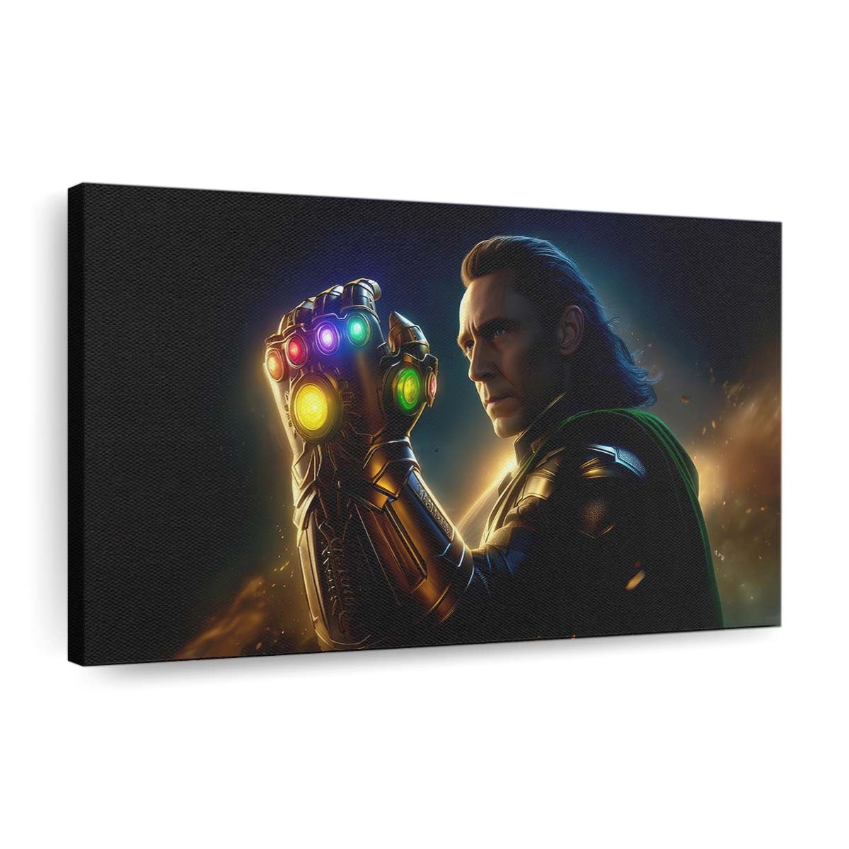 Loki Meister des Infinity Gauntlet Leinwandbild - Wanddeko