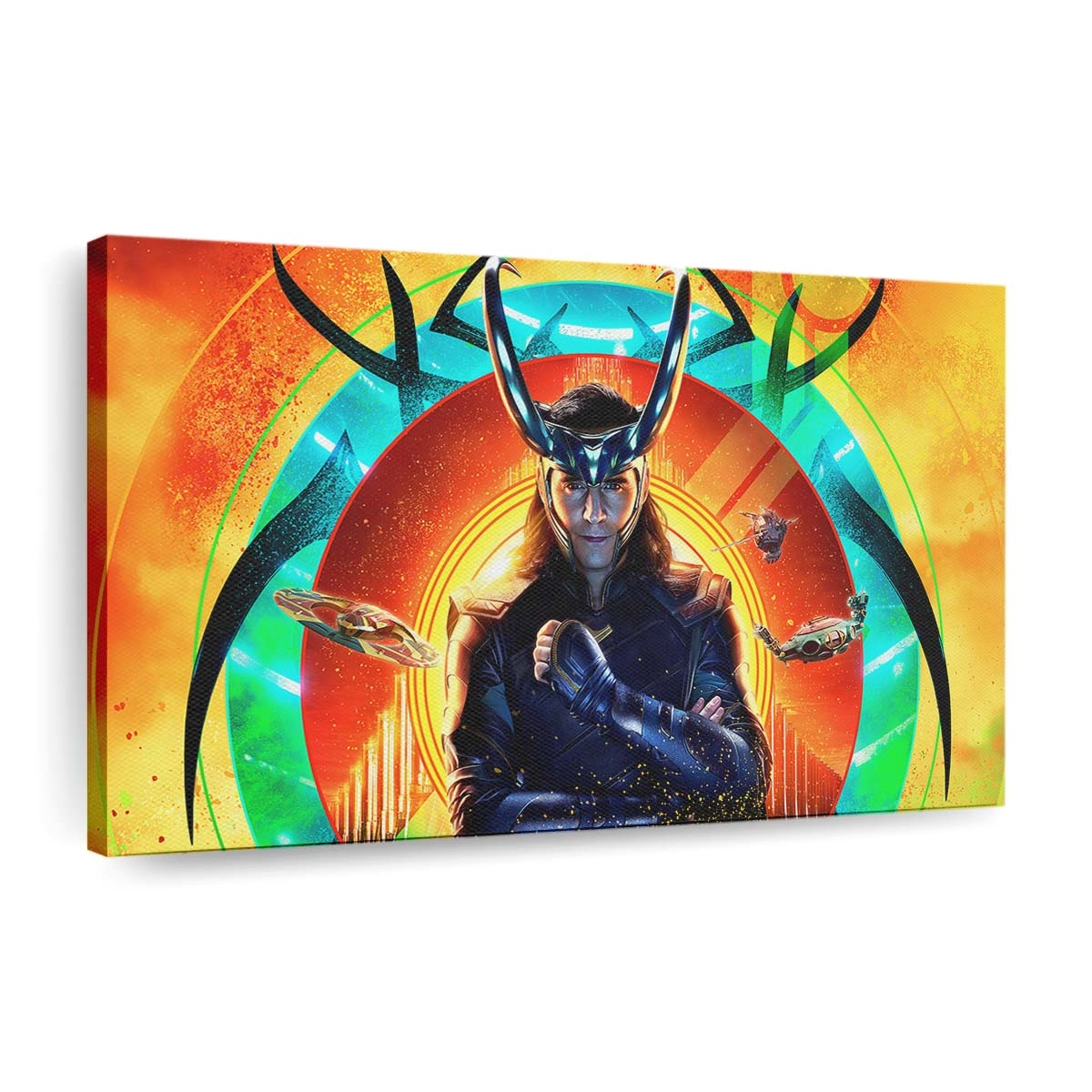 Loki Thor Ragnarok Leinwandbild - Wanddeko