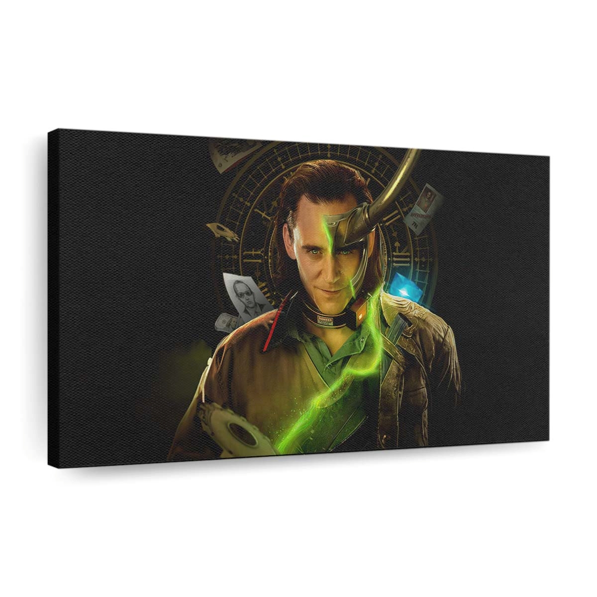 Die vielen Gesichter von Loki Leinwandbild - Wanddeko