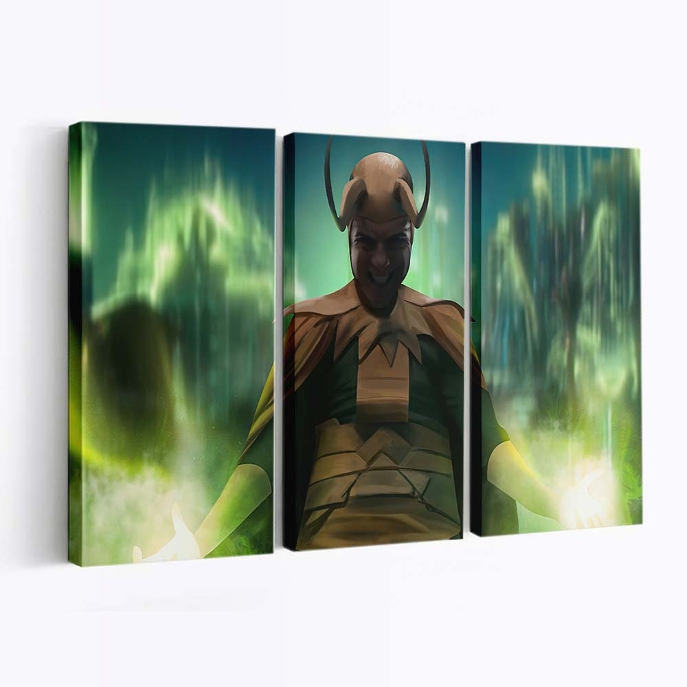 Klassischer Loki Leinwandbild - Wanddeko