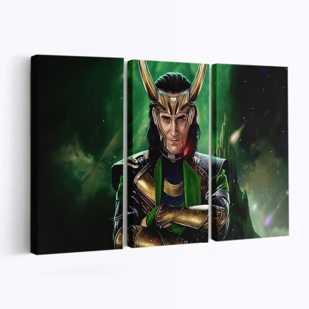 Loki, der listige Unruhestifter Leinwandbild - Wanddeko