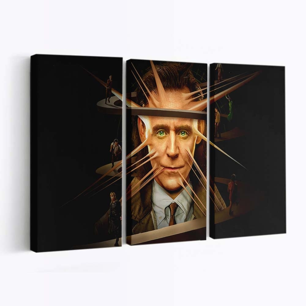 Loki Gott der Täuschung Leinwandbild - Wanddeko