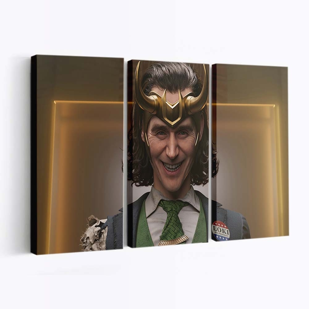 Loki Gott der Streiche 2 Leinwandbild - Wanddeko