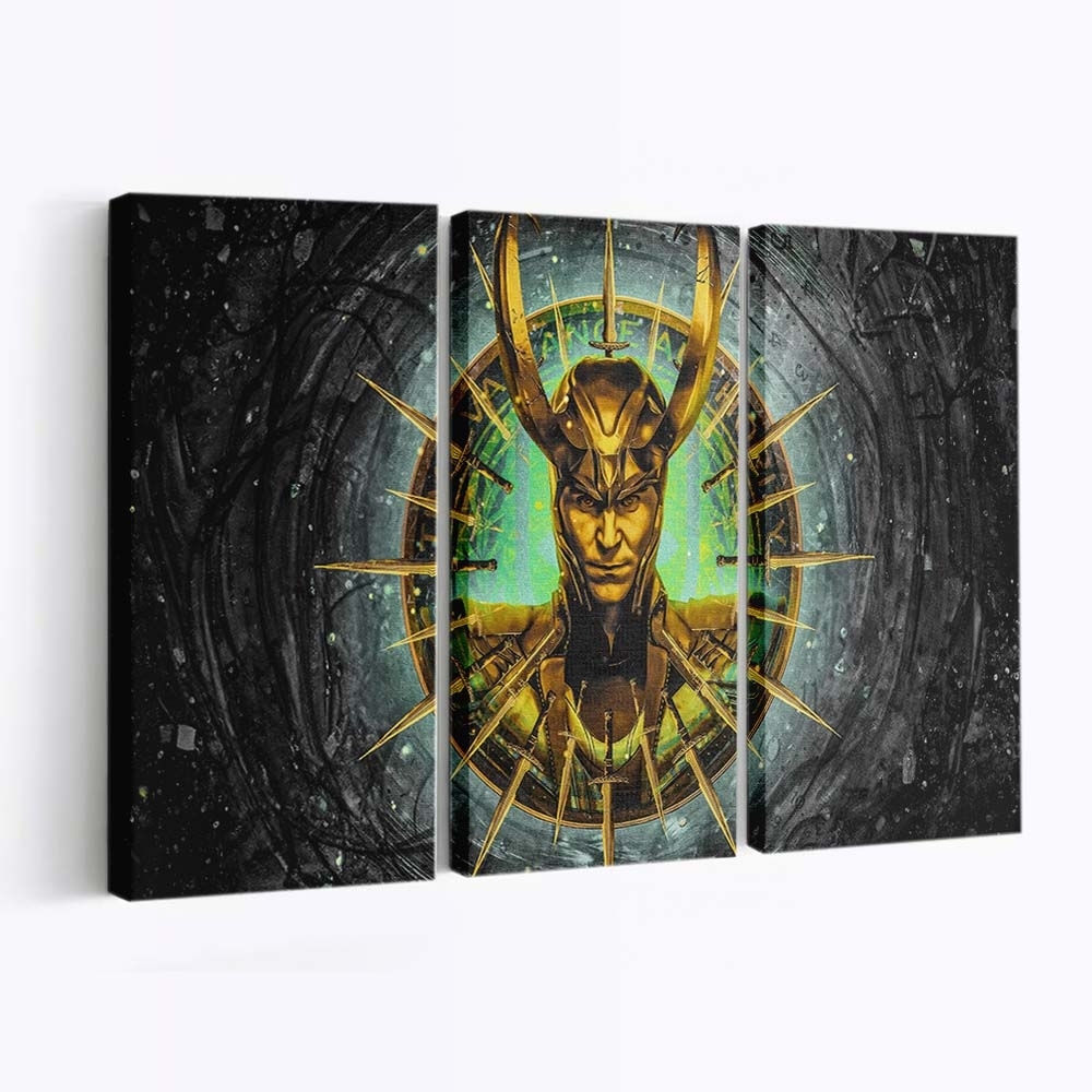 Loki Vermächtnis, das das Marvel-Multiversum prägt Leinwandbild - Wanddeko