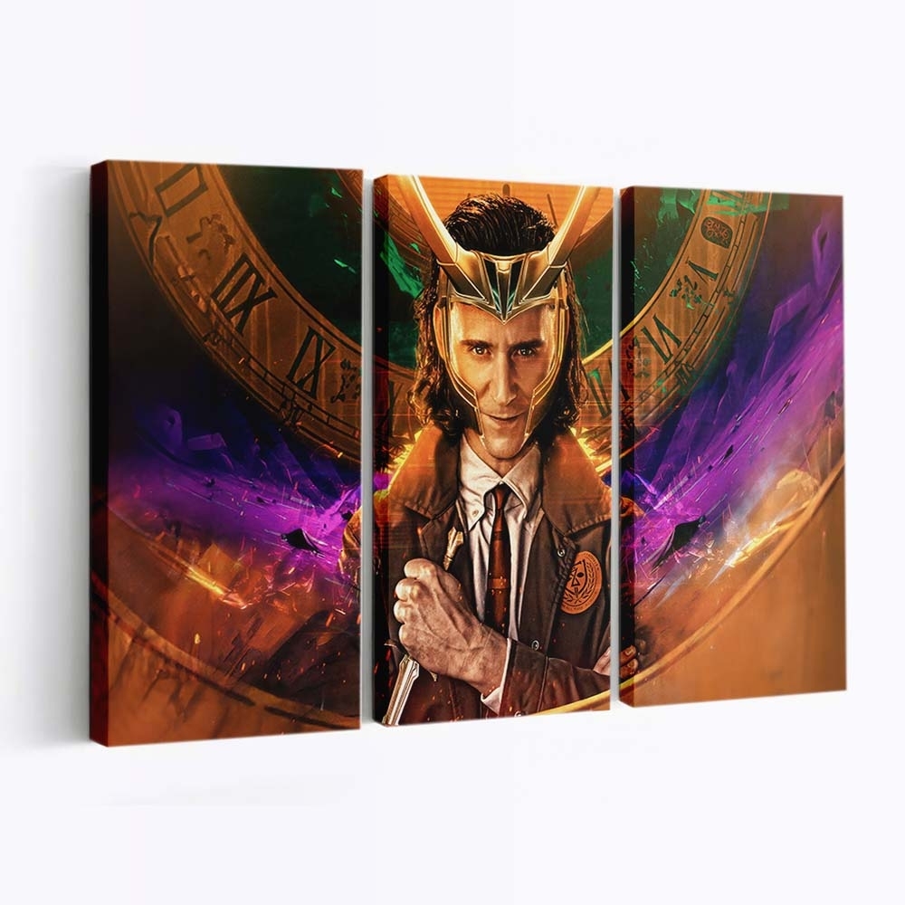 Loki Staffel 2 Finale Leinwandbild - Wanddeko