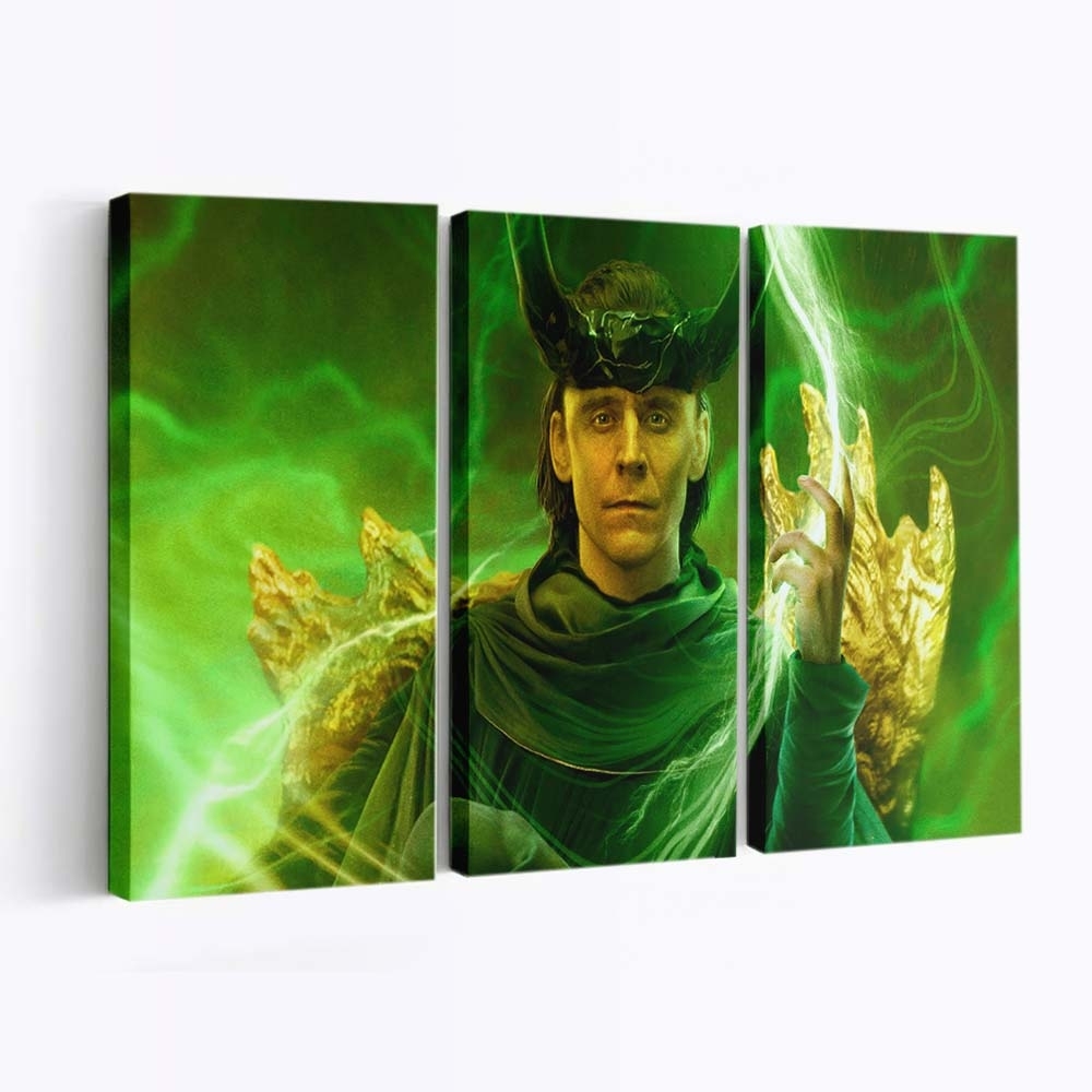 Loki Staffel 2 Unfug Leinwandbild - Wanddeko
