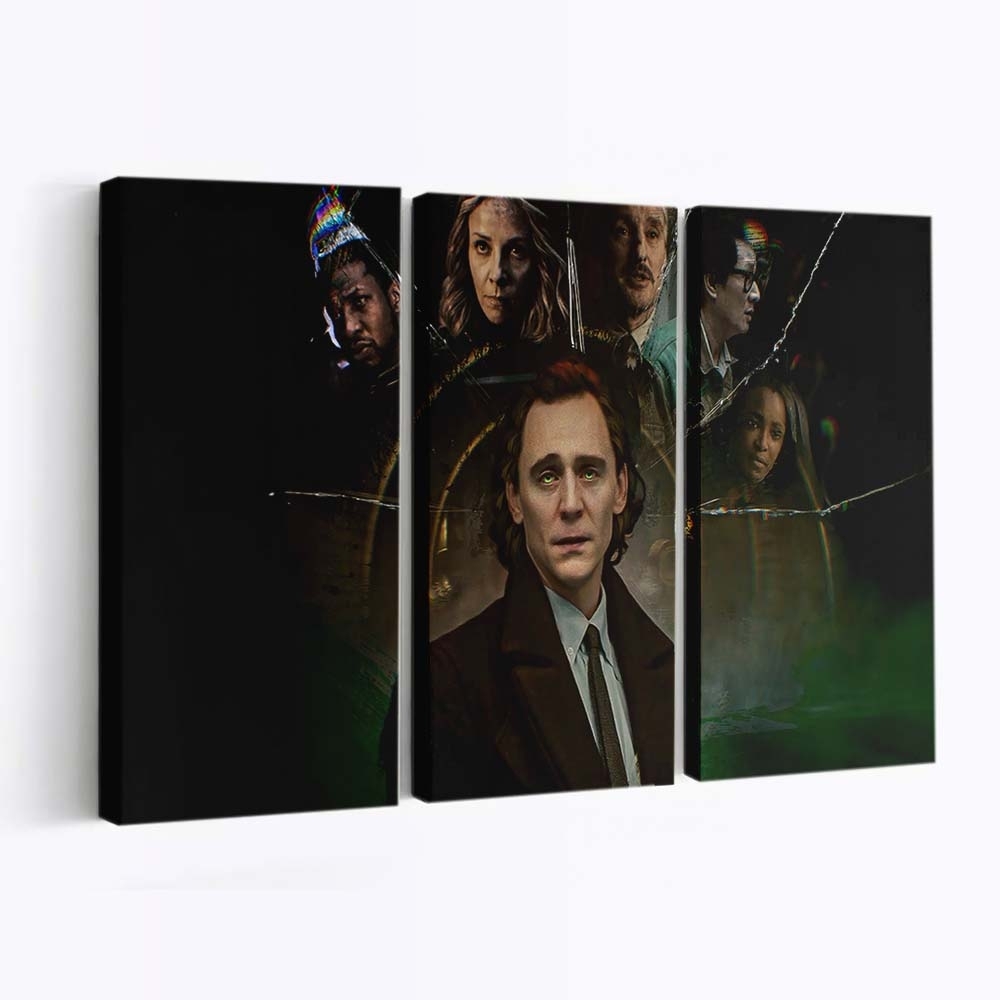 Loki Wandteppich des Chaos Leinwandbild - Wanddeko