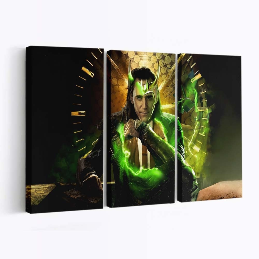 Loki Der göttliche Trickster von Asgard Leinwandbild - Wanddeko