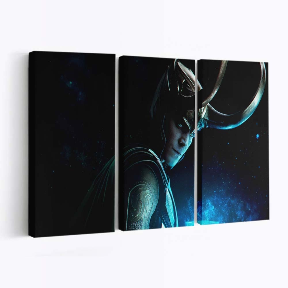 Loki Der Gott der Streiche Leinwandbild - Wanddeko