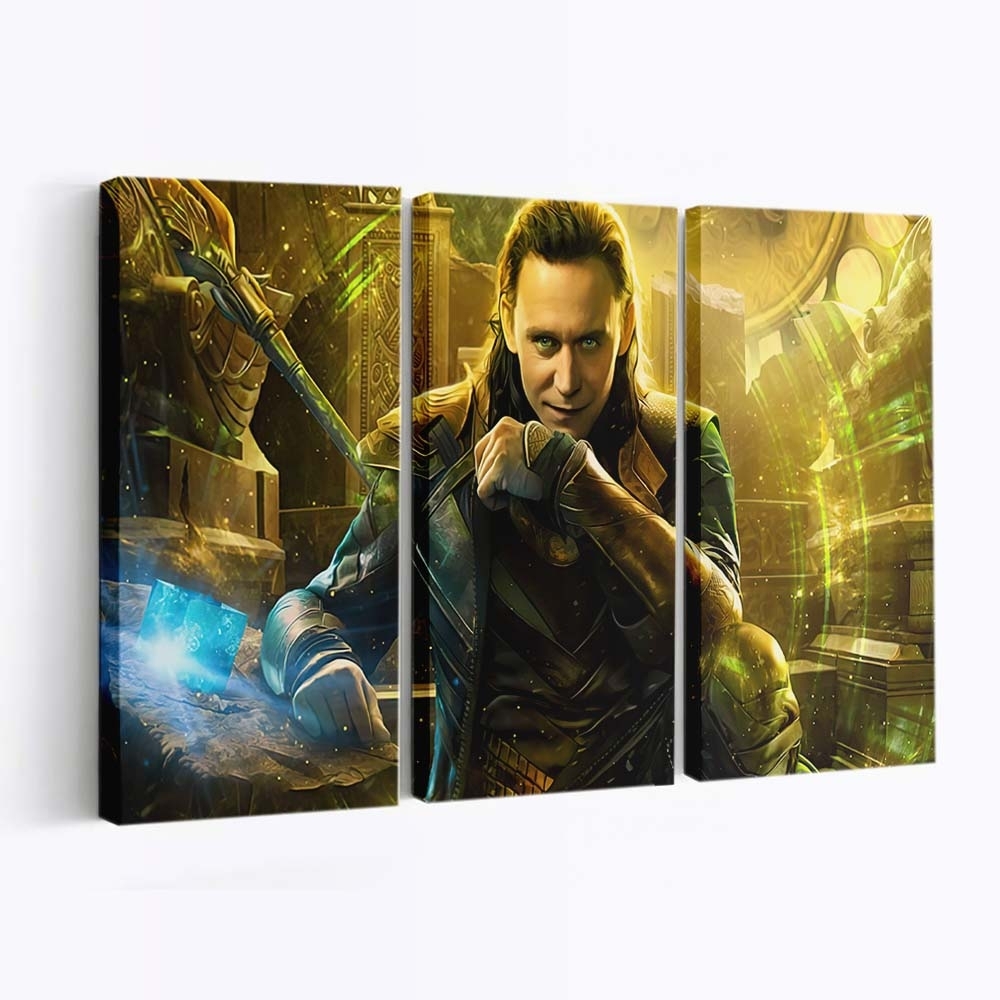 Loki, der Gott der Unruhe Leinwandbild - Wanddeko