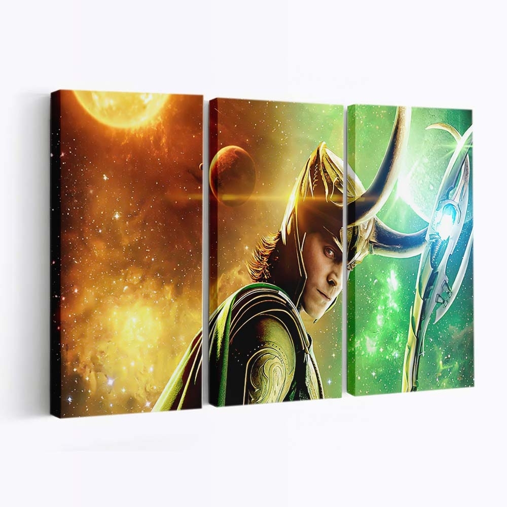 Loki, der Gott der Unruhe 2 Leinwandbild - Wanddeko