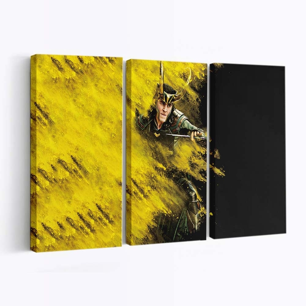 Loki Thor Ragnarok 2017 Leinwandbild - Wanddeko