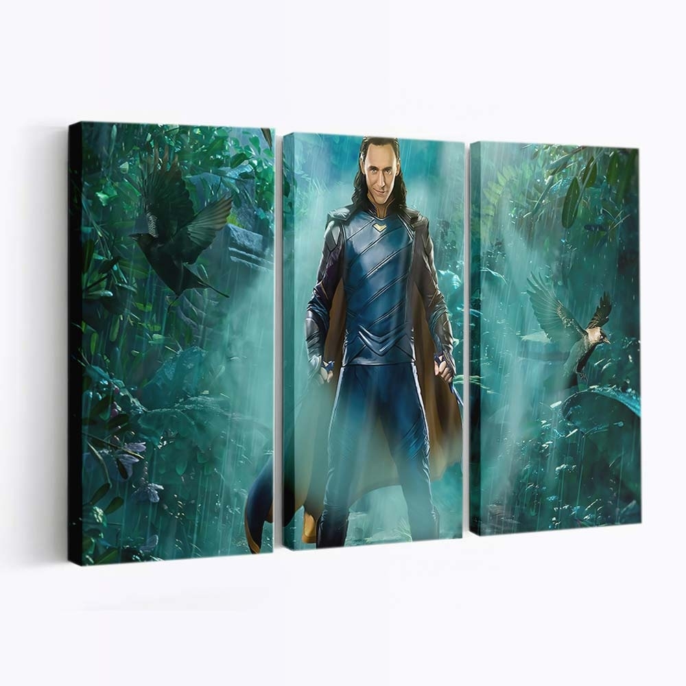 Loki Wo Unfug liegt Leinwandbild - Wanddeko