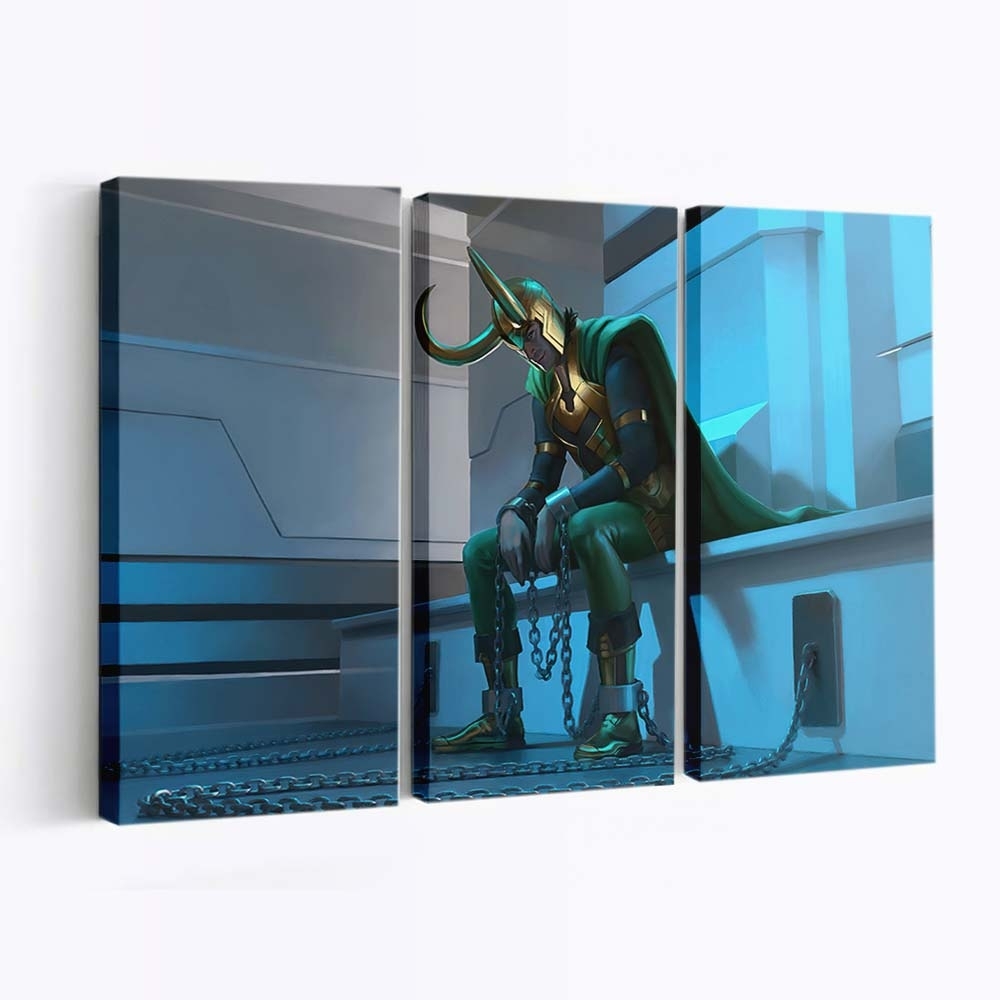 Marvel Böse Streiche und Bosheit Loki Leinwandbild - Wanddeko
