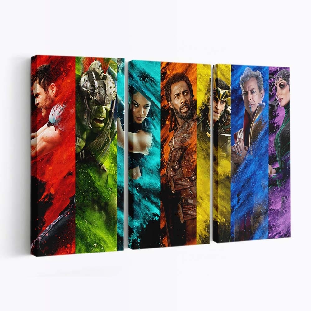 Thor Ragnarok 2017 Film Leinwandbild - Wanddeko