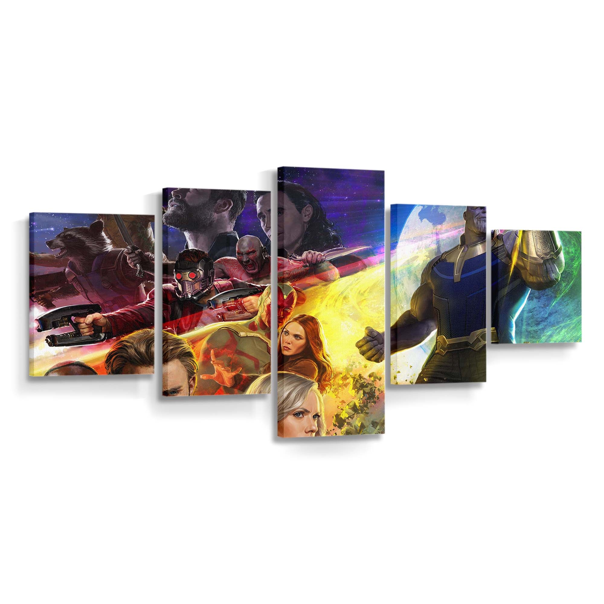 Avengers Infinity War Charaktere Leinwandbild - Wanddeko
