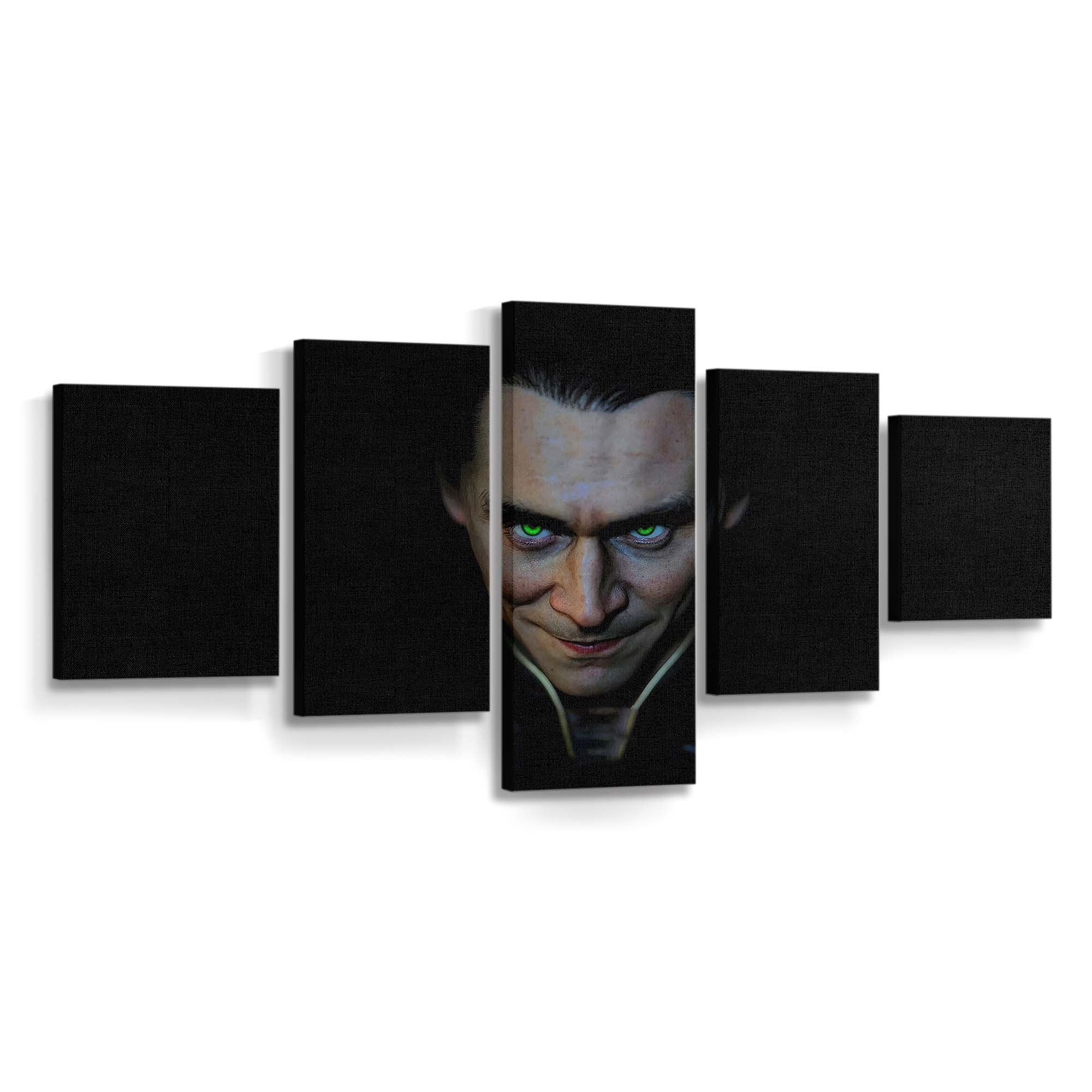 Böser Loki Leinwandbild - Wanddeko