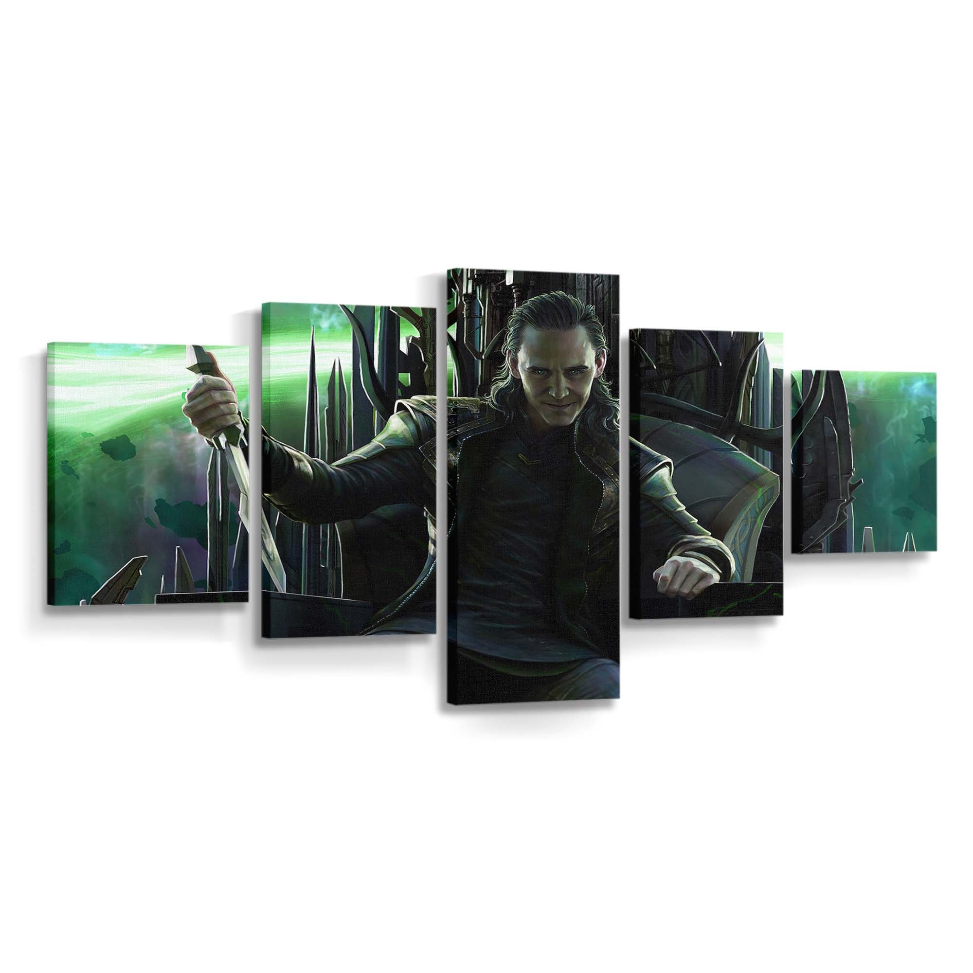 König Loki, Gott der Unruhe Leinwandbild - Wanddeko