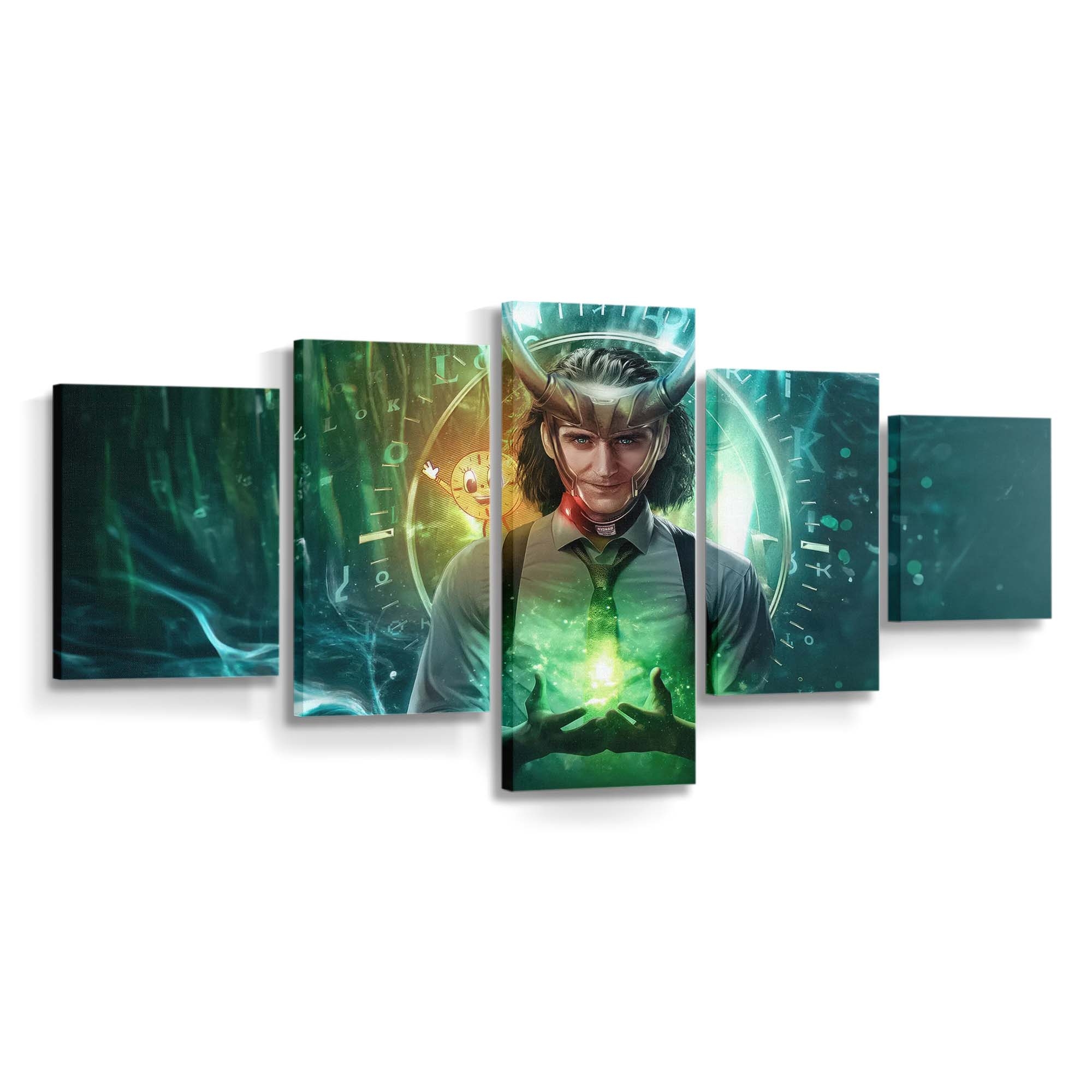 Loki Dynamische Täuschung Leinwandbild - Wanddeko
