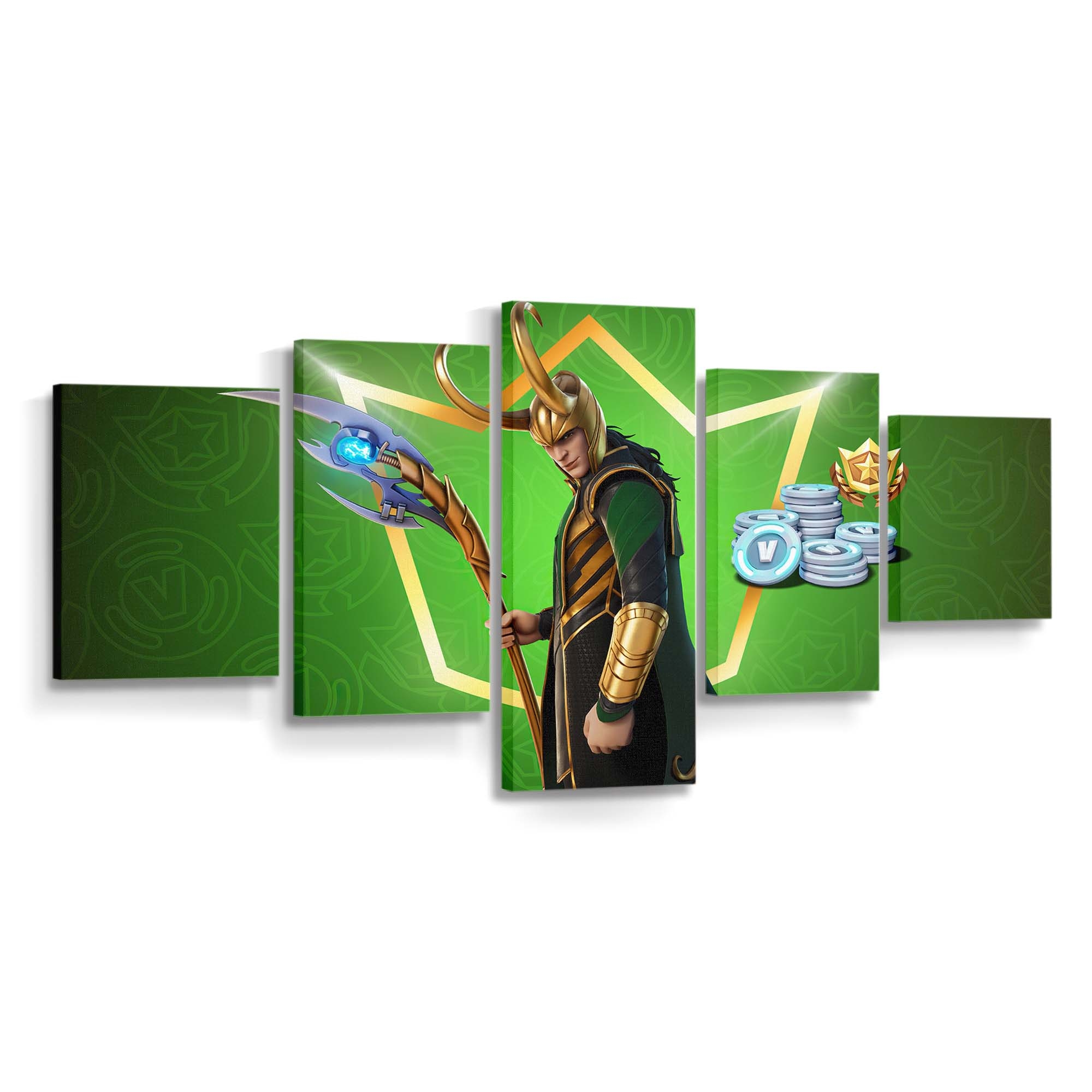 Loki Fortnite 2021 Leinwandbild - Wanddeko