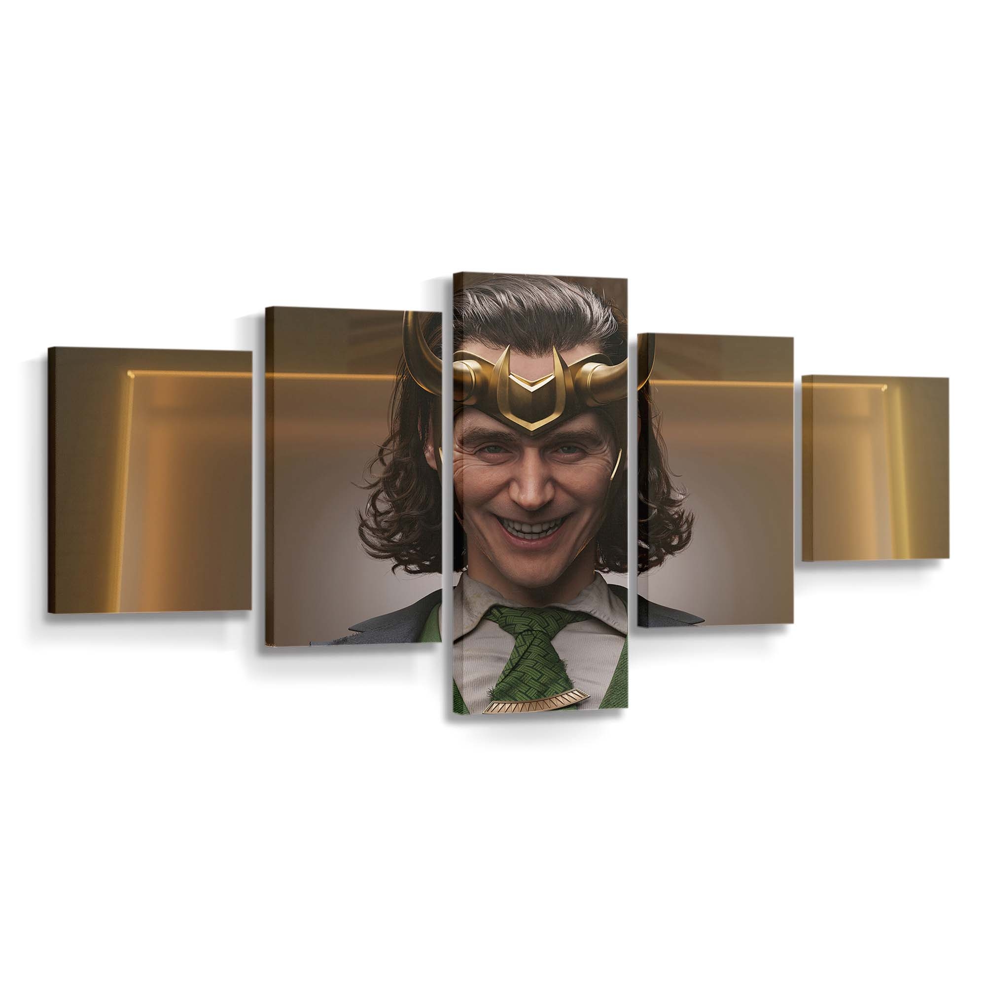 Loki Gott der Streiche 2 Leinwandbild - Wanddeko