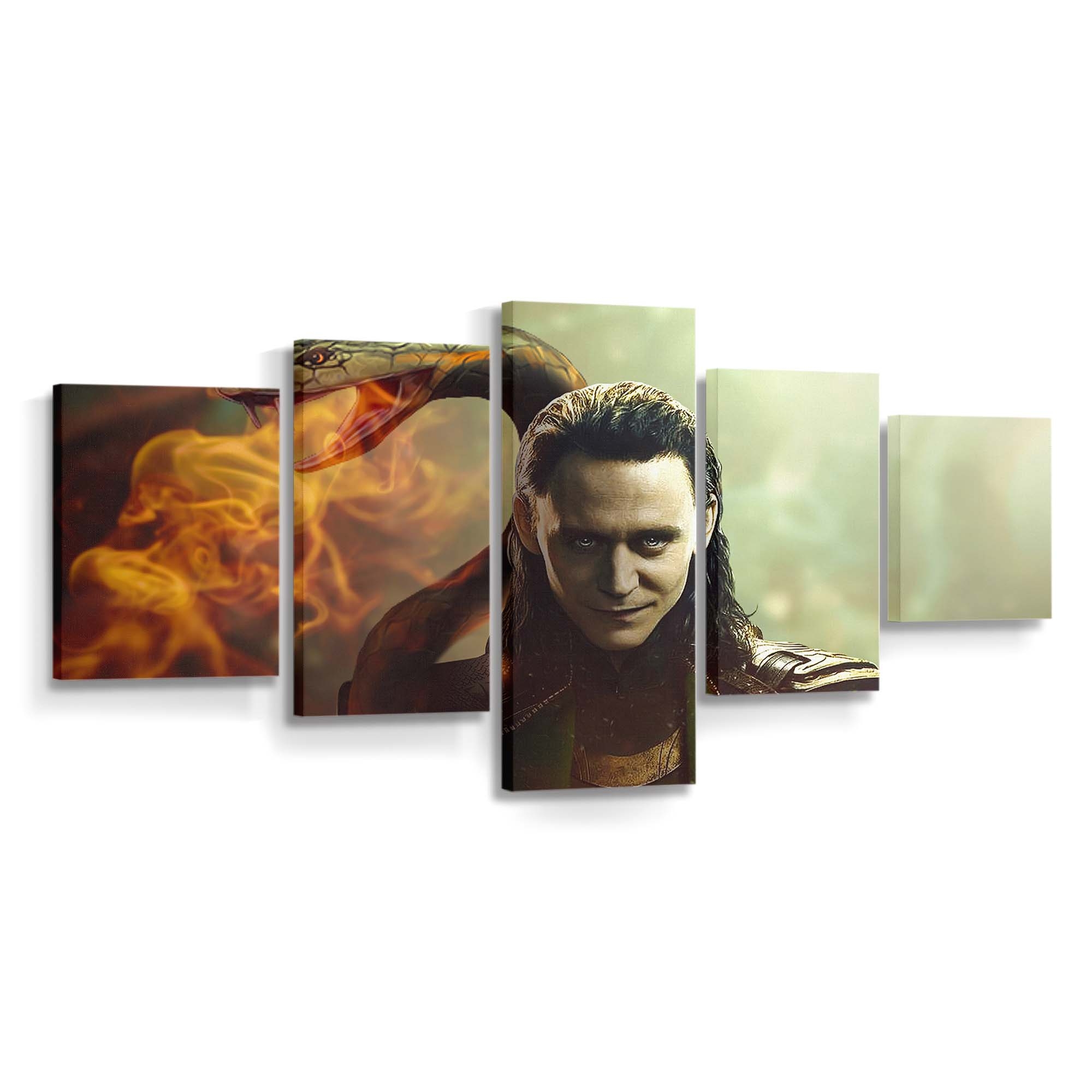 Loki Die Kobra Leinwandbild - Wanddeko