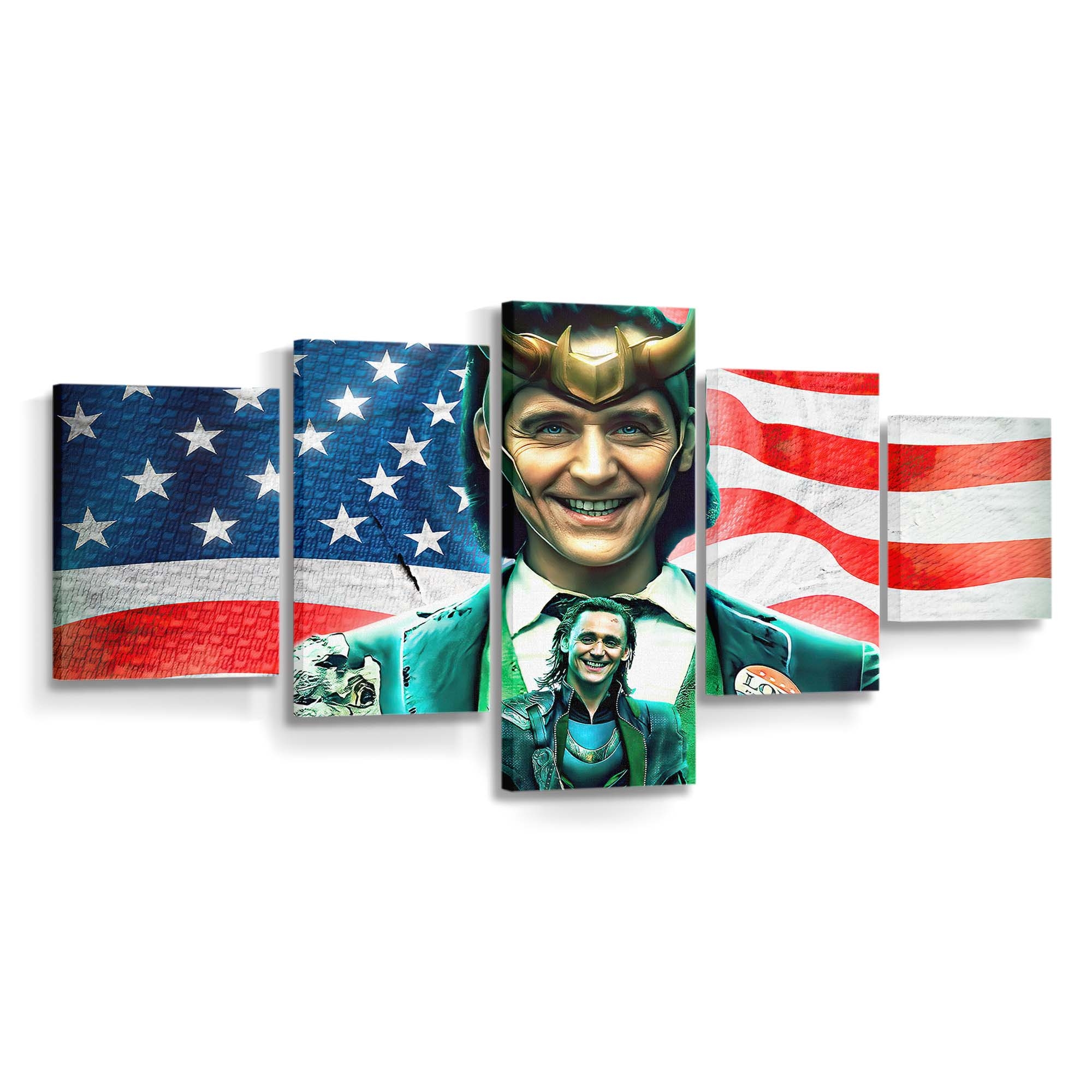 Loki TV-Serie 3 Leinwandbild - Wanddeko