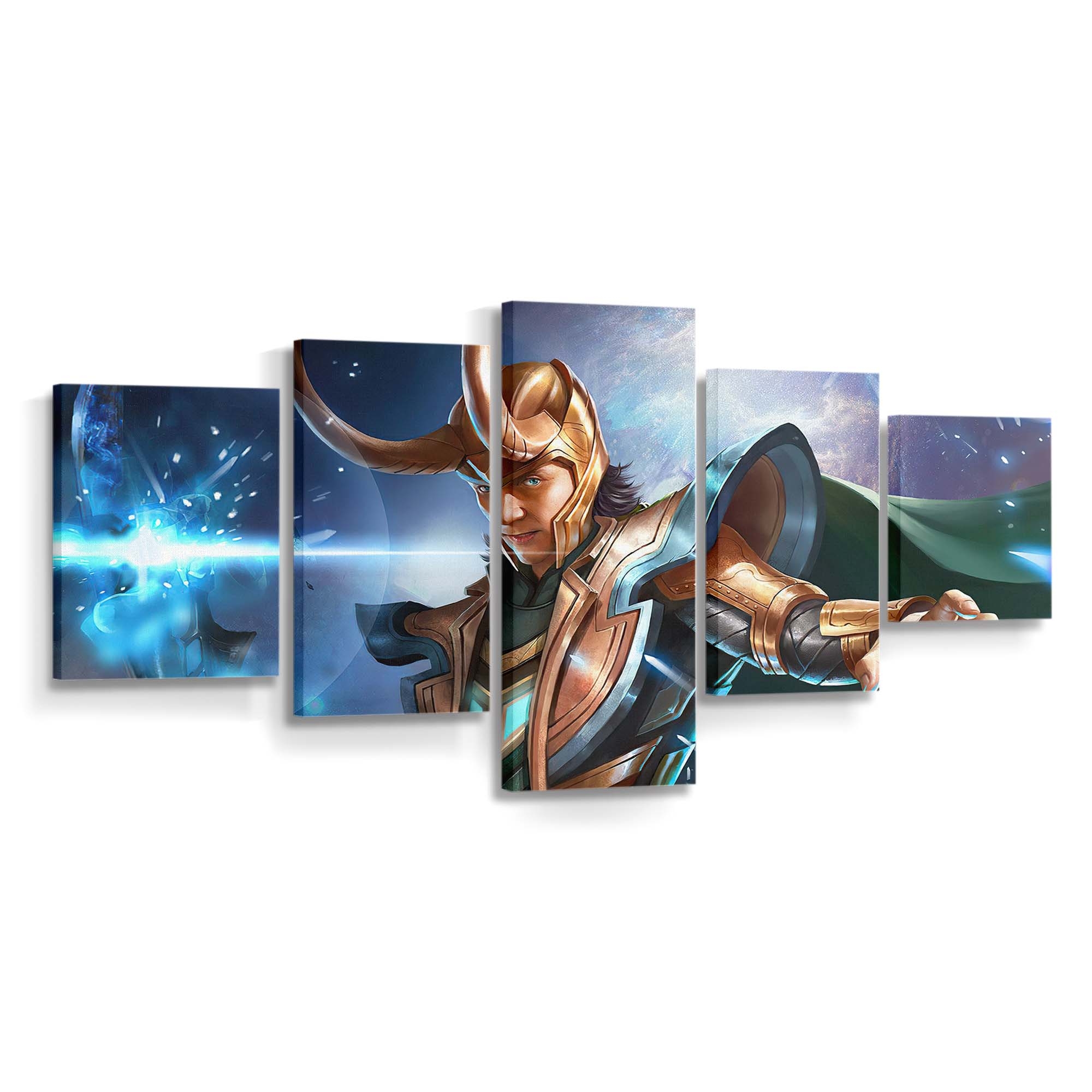 Loki TV-Serie Fanart Leinwandbild - Wanddeko