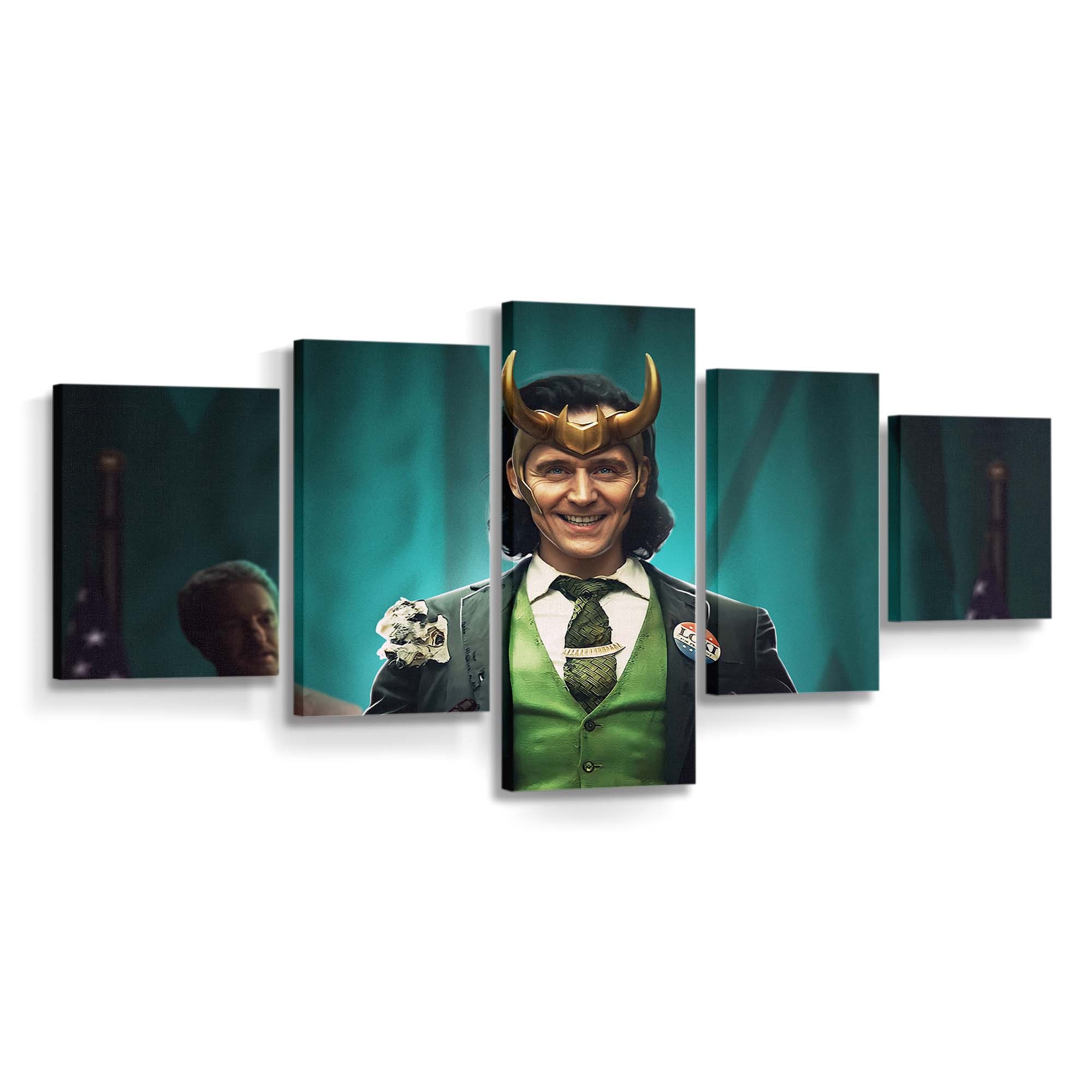 Stimme für Loki Leinwandbild - Wanddeko