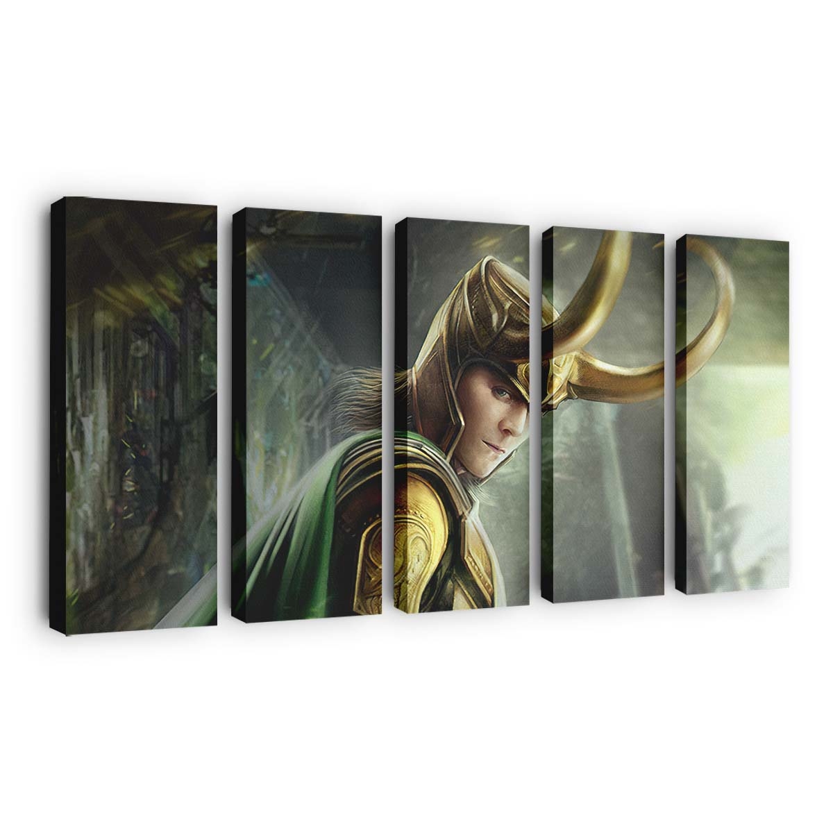 Loki Comic-Kunst Leinwandbild - Wanddeko