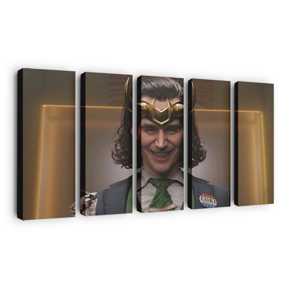 Loki Gott der Streiche 2 Leinwandbild - Wanddeko