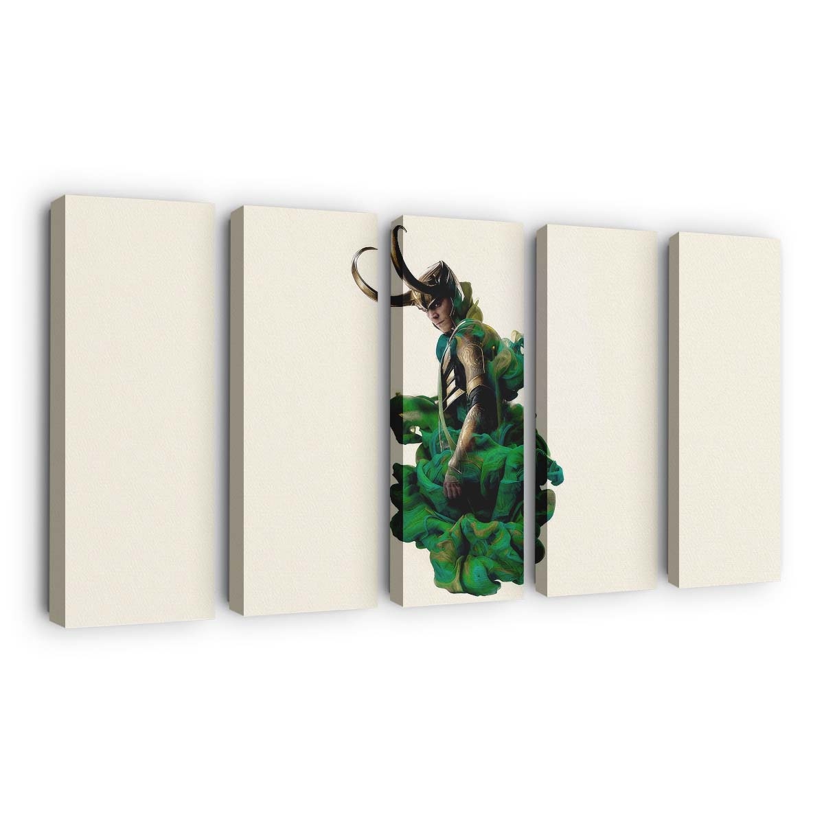 Loki Gott der Streiche Minimalismus Leinwandbild - Wanddeko