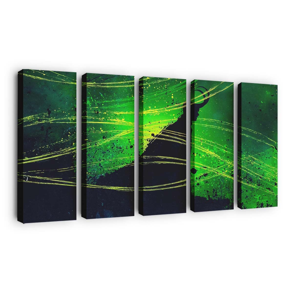 Loki Staffel 2 Artwork Leinwandbild - Wanddeko