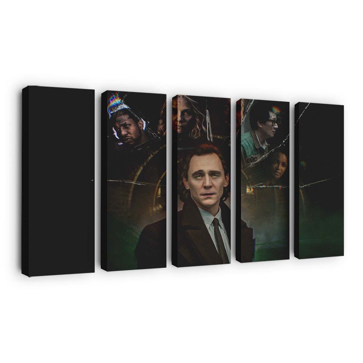 Loki Wandteppich des Chaos Leinwandbild - Wanddeko