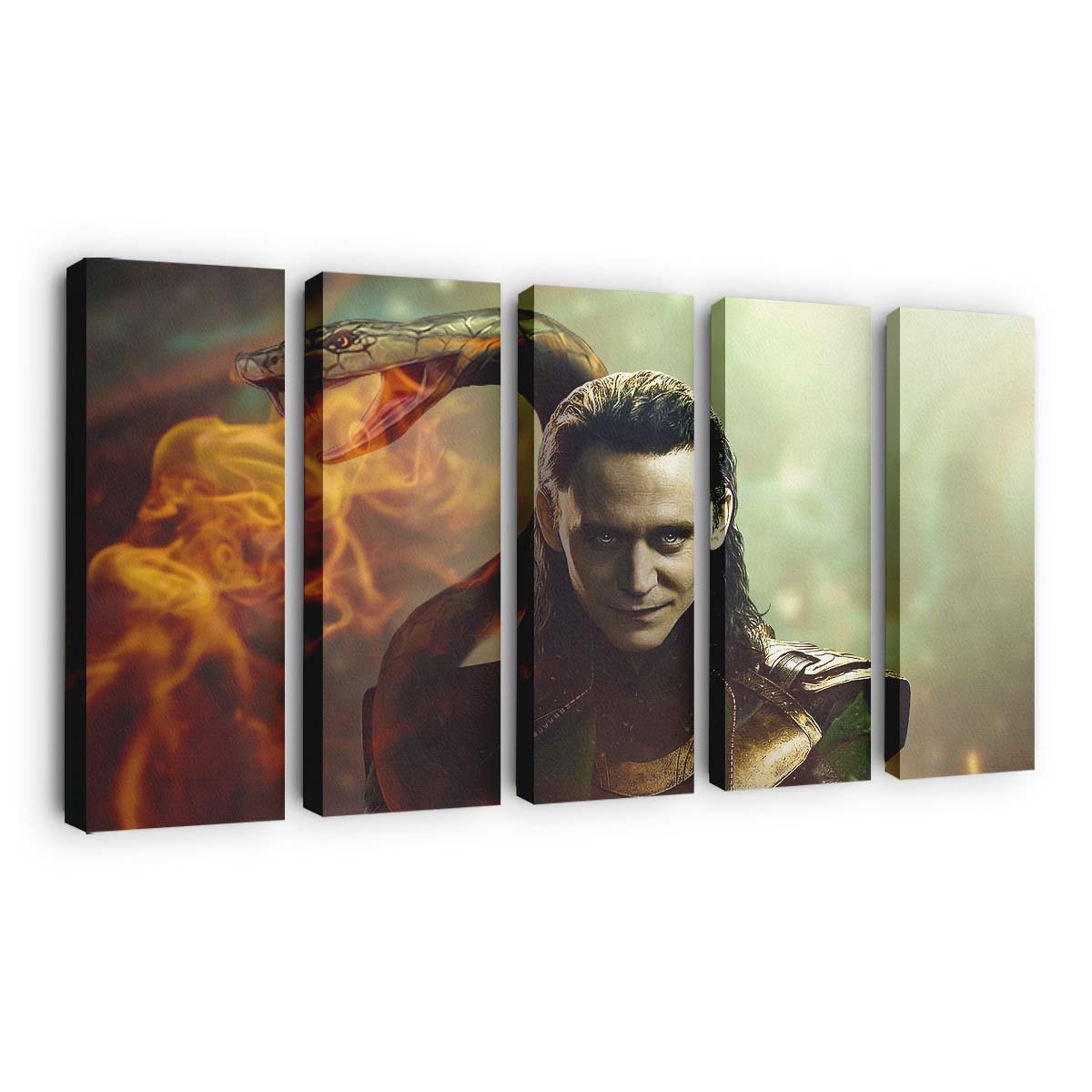 Loki Die Kobra Leinwandbild - Wanddeko