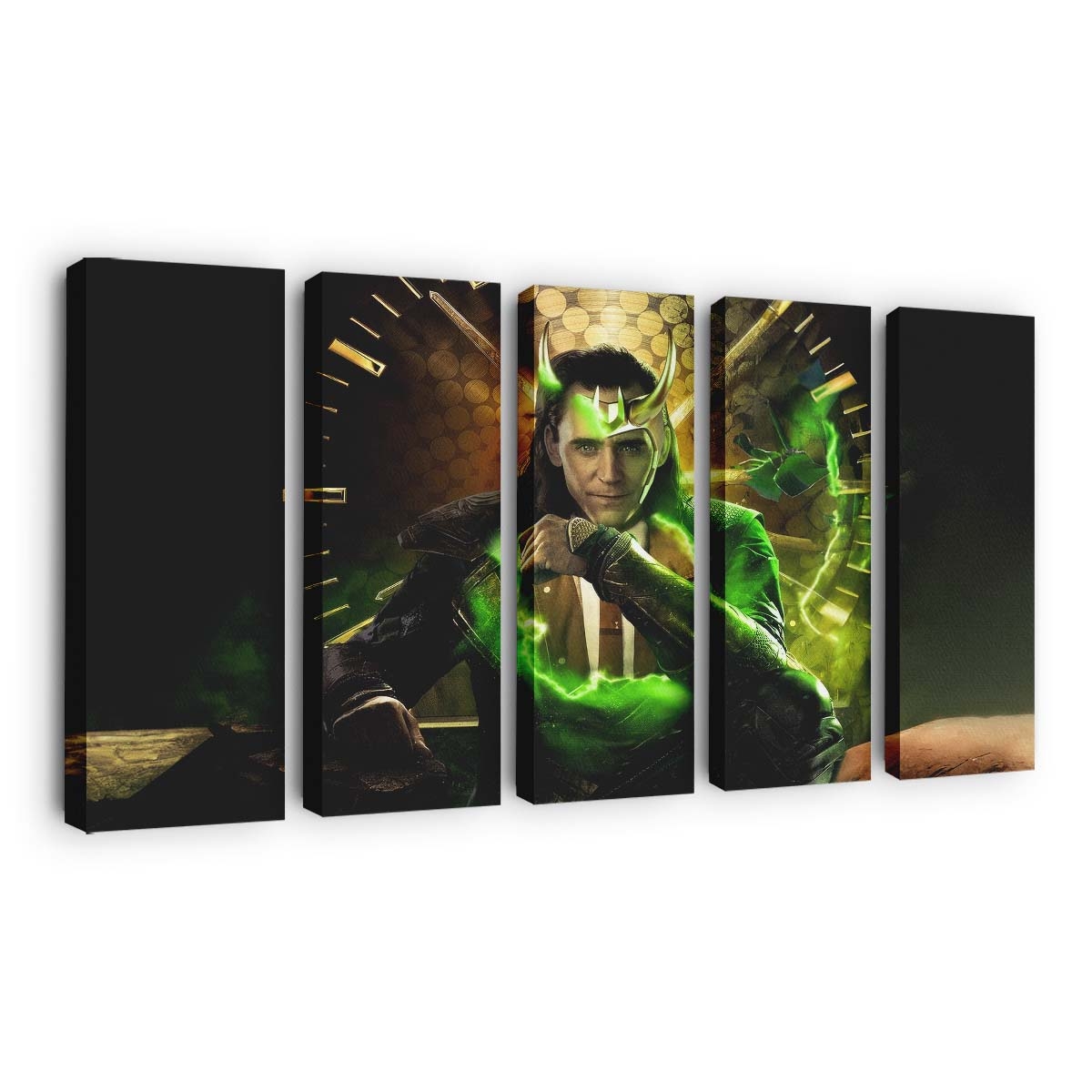 Loki Der göttliche Trickster von Asgard Leinwandbild - Wanddeko